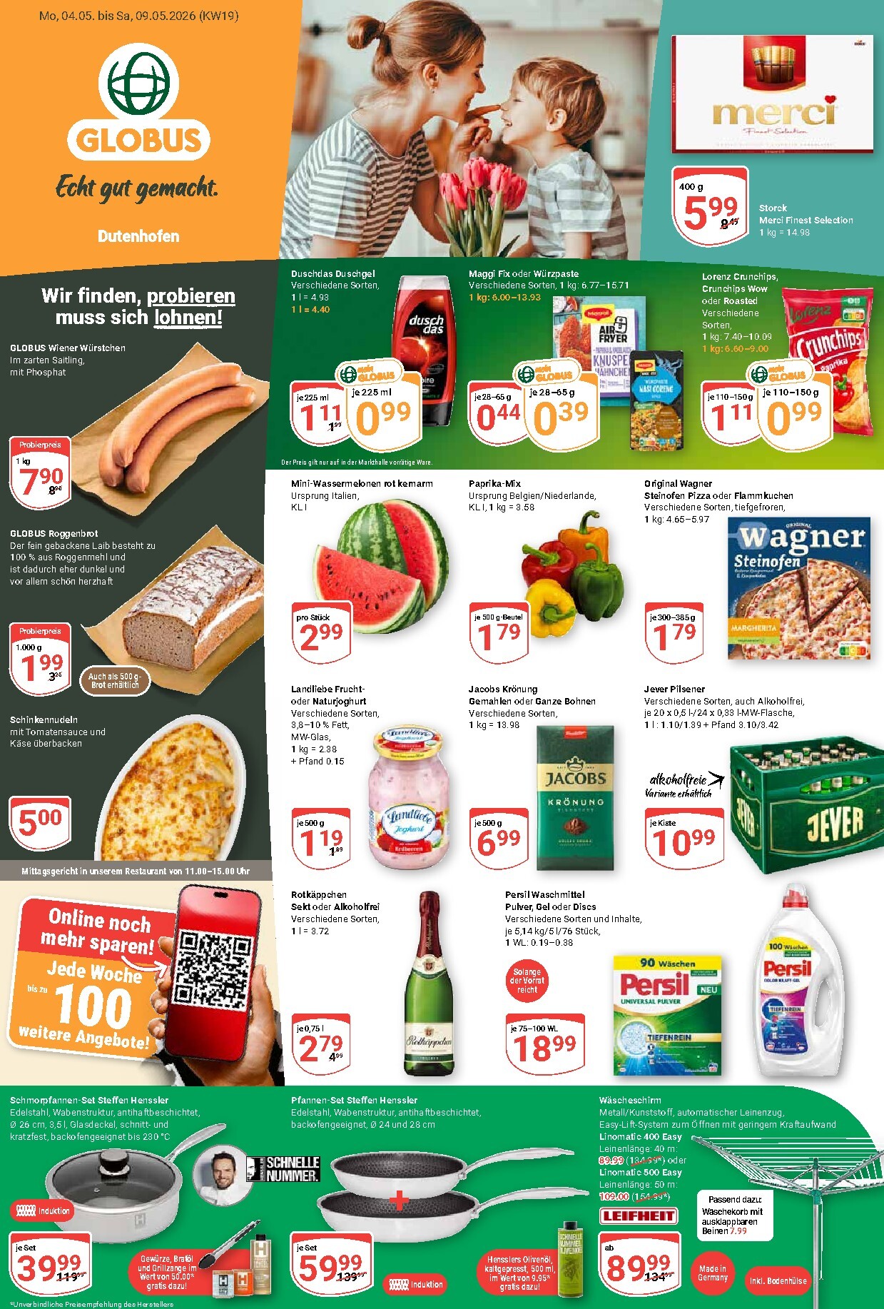 globus - Globus - Dutenhofen Prospekt nächste Woche – von Montag 04.05.2026 bis Samstag 09.05.2026