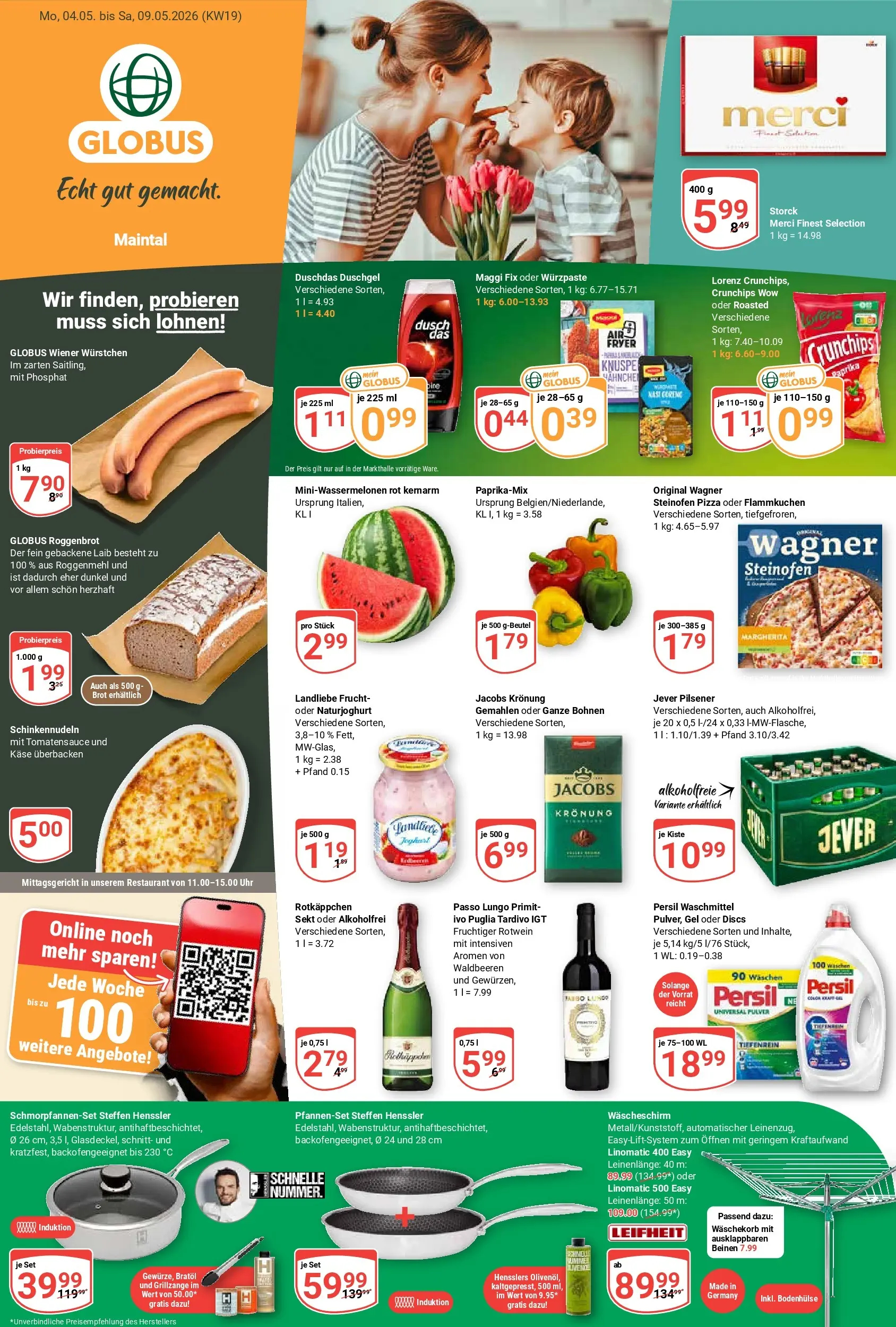 globus - Globus - Maintal Prospekt nächste Woche – von Montag 04.05.2026 bis Samstag 09.05.2026