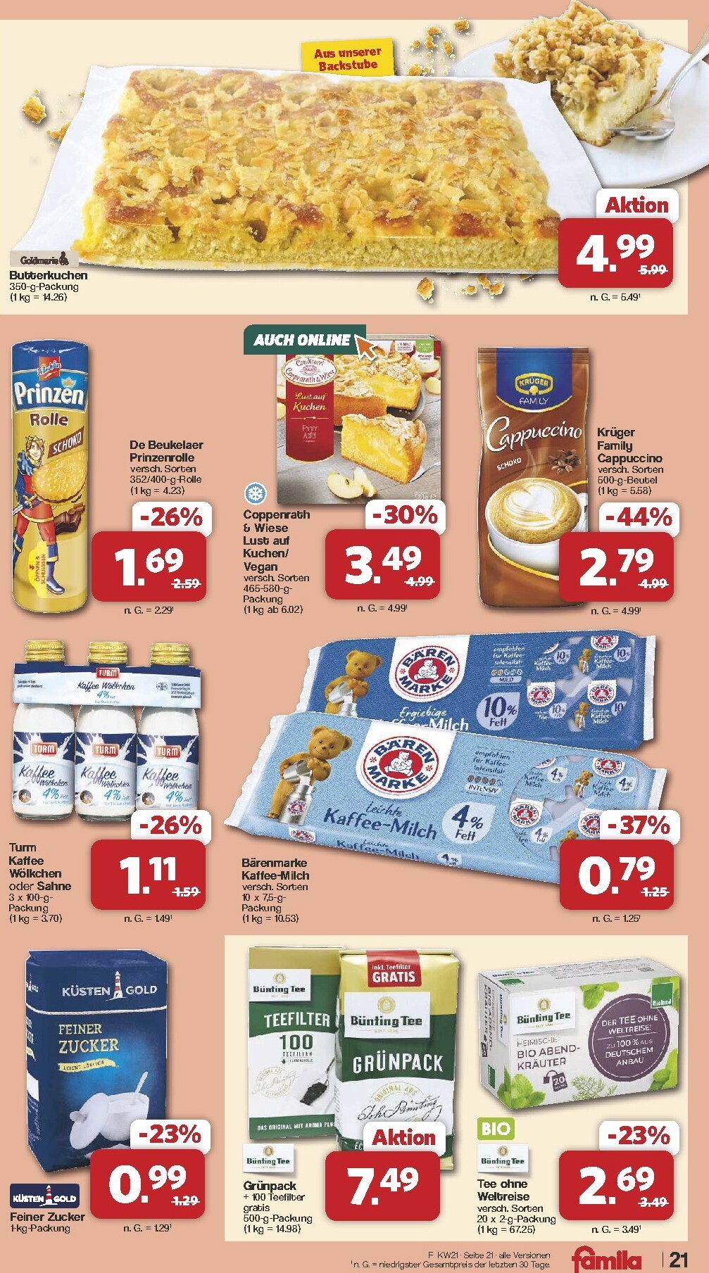 famila-nordwest - Famila Nordwest Prospekt nächste Woche – von Montag 18.05.2026 bis Samstag 23.05.2026 - page: 21