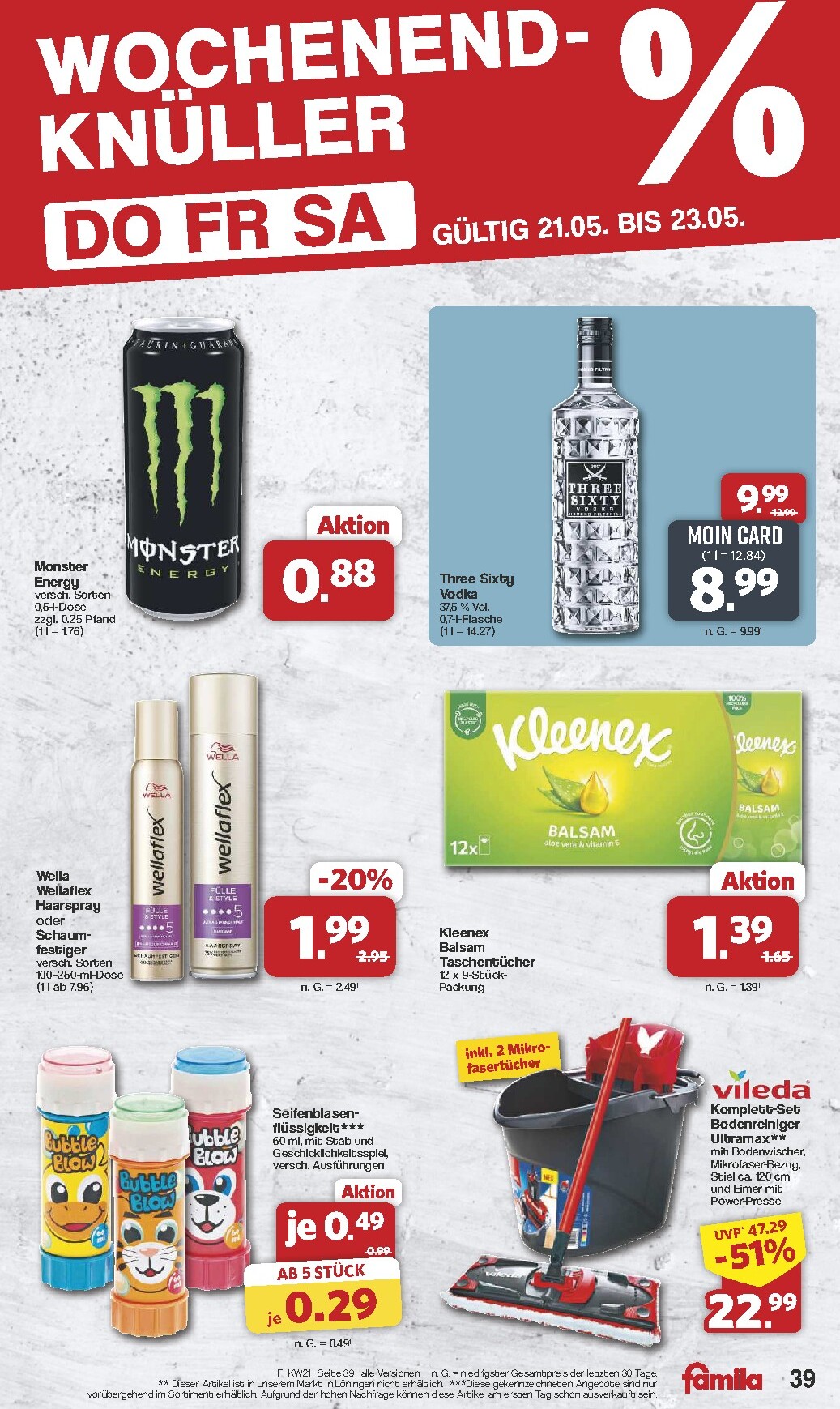 famila-nordwest - Famila Nordwest Prospekt nächste Woche – von Montag 18.05.2026 bis Samstag 23.05.2026 - page: 39