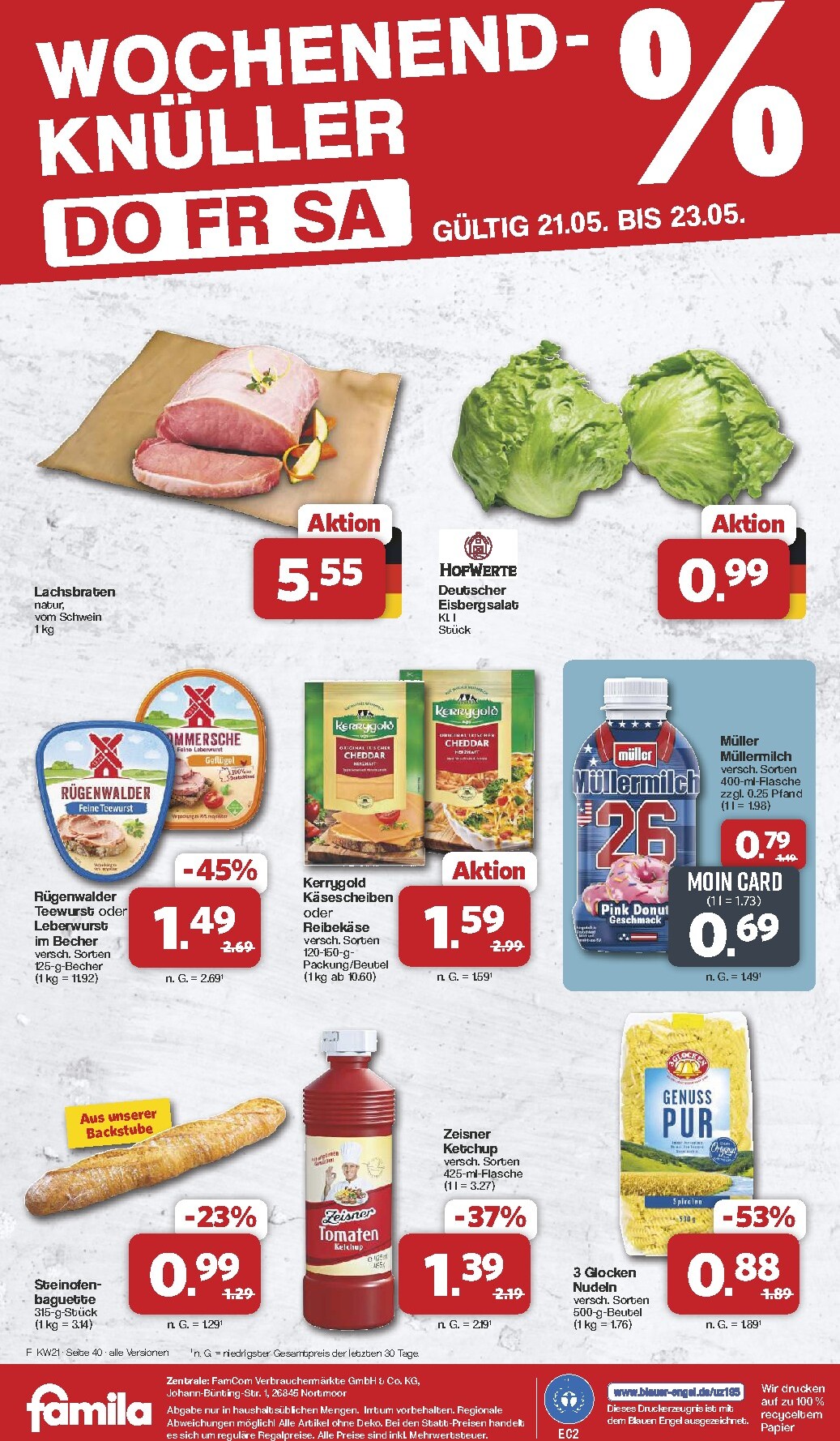 famila-nordwest - Famila Nordwest Prospekt nächste Woche – von Montag 18.05.2026 bis Samstag 23.05.2026 - page: 40