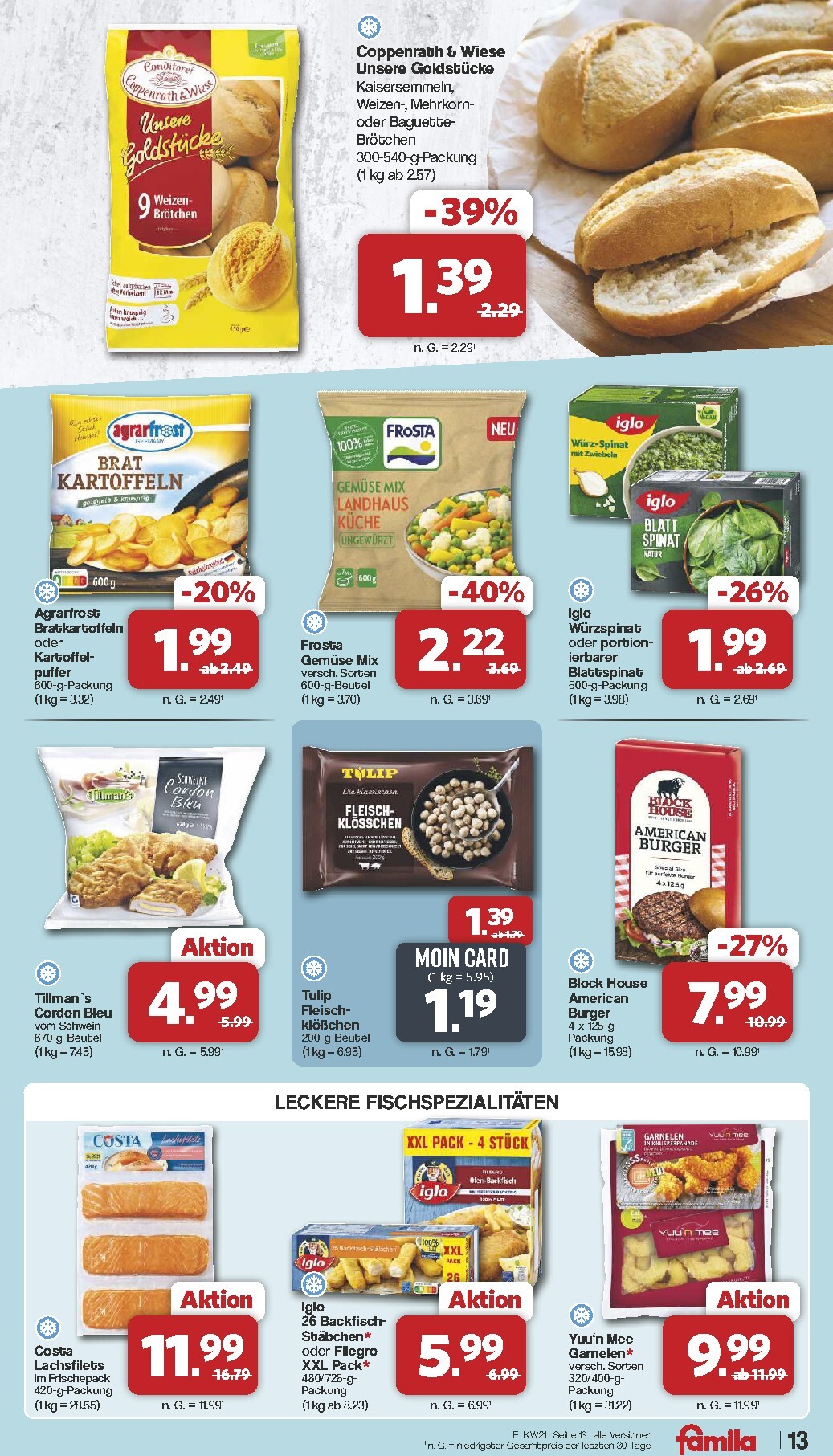 famila-nordwest - Famila Nordwest Prospekt nächste Woche – von Montag 18.05.2026 bis Samstag 23.05.2026 - page: 13