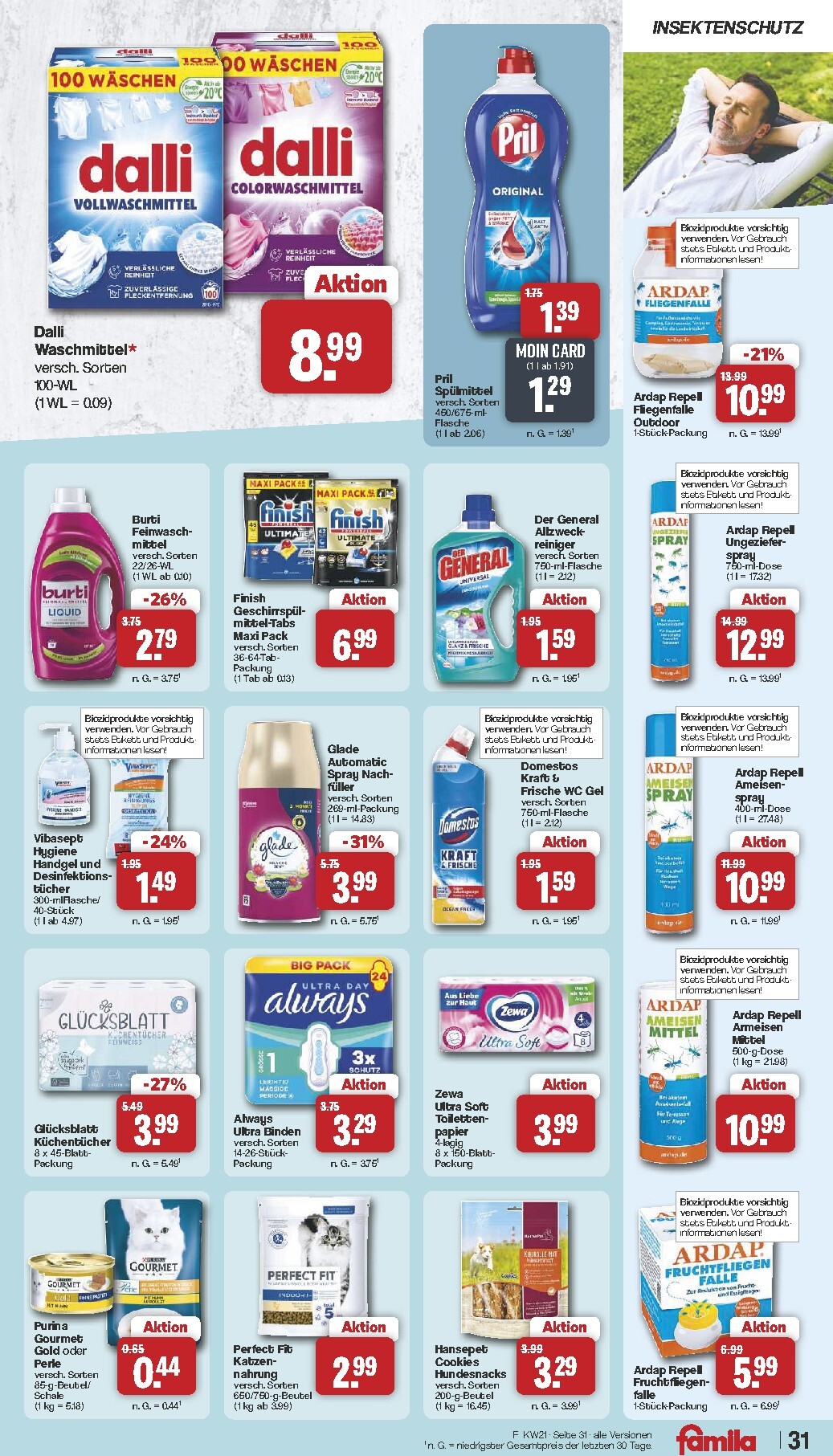 famila-nordwest - Famila Nordwest Prospekt nächste Woche – von Montag 18.05.2026 bis Samstag 23.05.2026 - page: 31