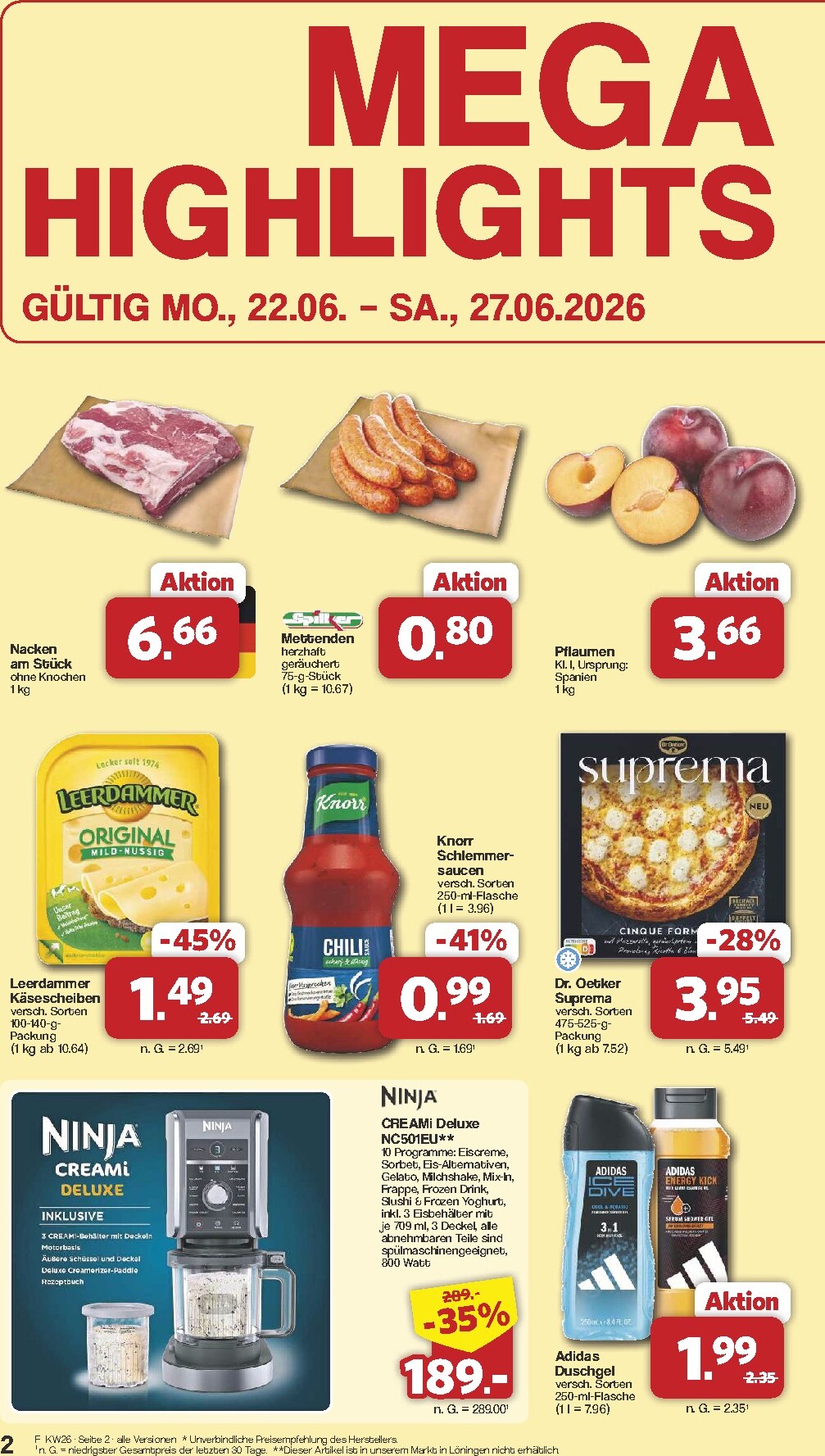 famila-nordwest - Famila Nordwest Prospekt nächste Woche – von Montag 22.06.2026 bis Samstag 27.06.2026 - page: 2