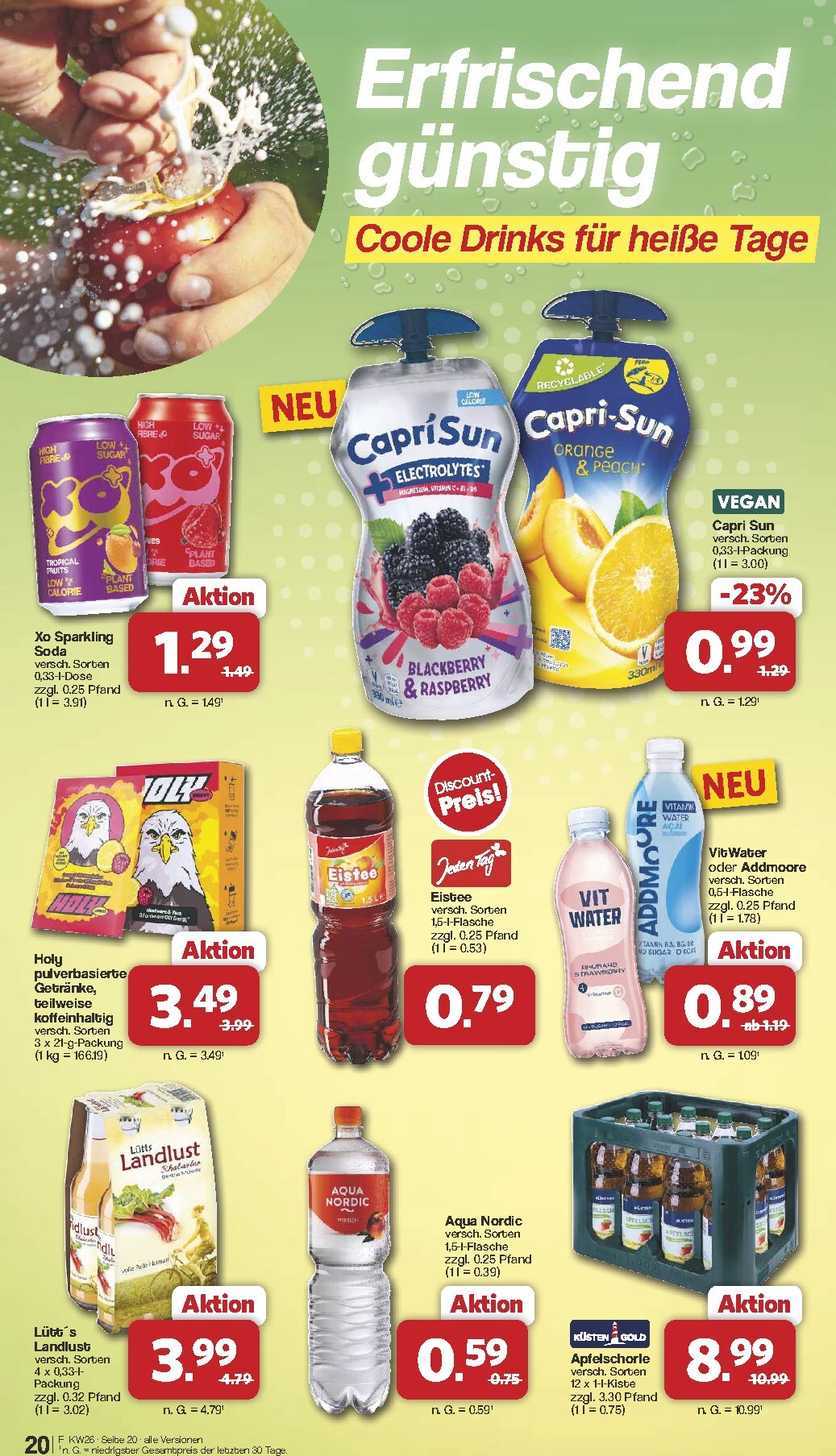 famila-nordwest - Famila Nordwest Prospekt nächste Woche – von Montag 22.06.2026 bis Samstag 27.06.2026 - page: 21