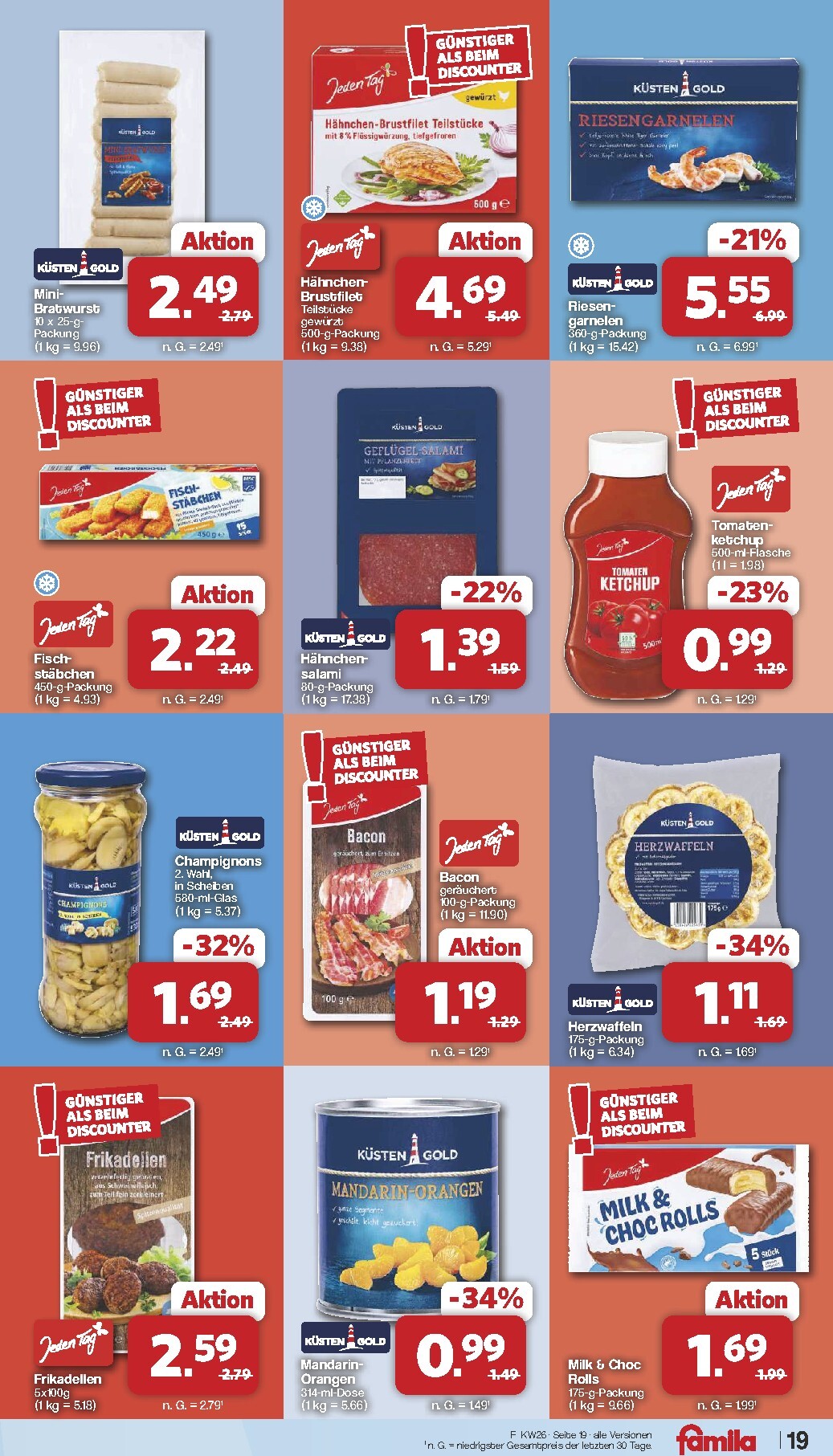famila-nordwest - Famila Nordwest Prospekt nächste Woche – von Montag 22.06.2026 bis Samstag 27.06.2026 - page: 19
