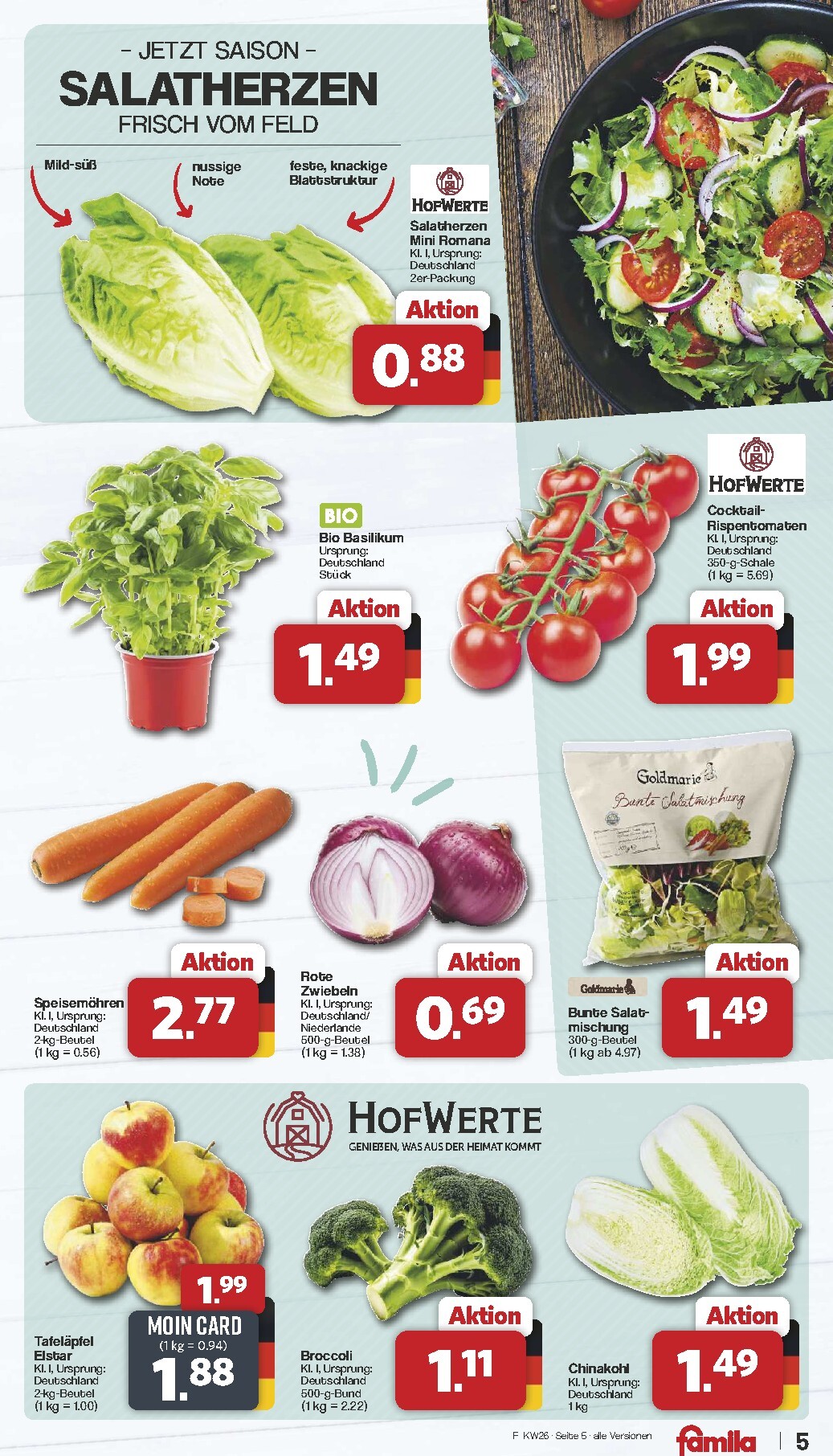 famila-nordwest - Famila Nordwest Prospekt nächste Woche – von Montag 22.06.2026 bis Samstag 27.06.2026 - page: 5