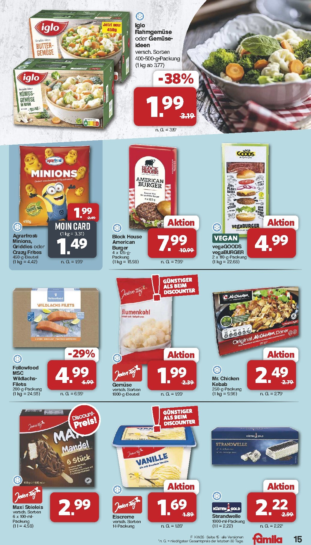famila-nordwest - Famila Nordwest Prospekt nächste Woche – von Montag 22.06.2026 bis Samstag 27.06.2026 - page: 15