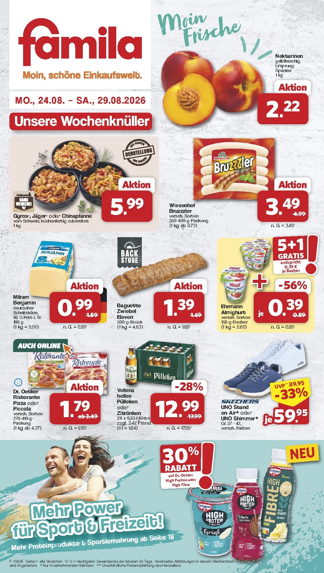 famila-nordwest - Famila Nordwest Prospekt nächste Woche – von Montag 24.08.2026 bis Samstag 29.08.2026