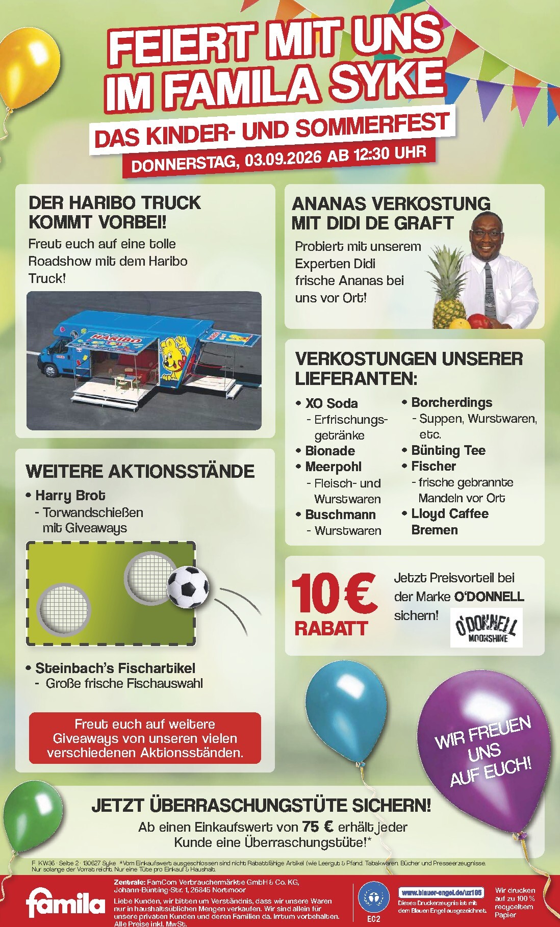 famila-nordwest - Famila Nordwest - Syke Prospekt nächste Woche – von Montag 31.08.2026 bis Samstag 05.09.2026 - page: 2