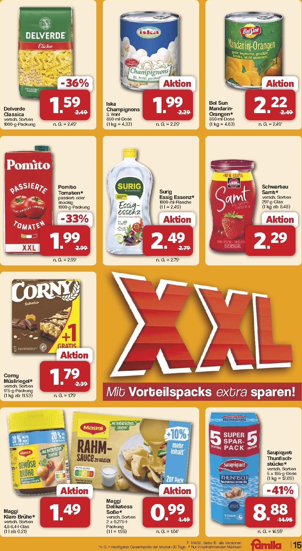 famila-nordwest - Famila Nordwest Prospekt nächste Woche – von Montag 31.08.2026 bis Samstag 05.09.2026 - page: 17