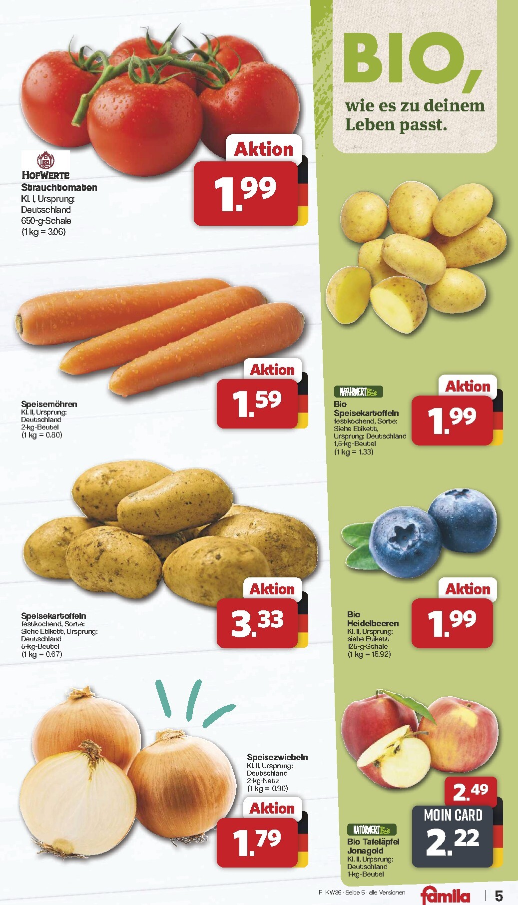 famila-nordwest - Famila Nordwest Prospekt nächste Woche – von Montag 31.08.2026 bis Samstag 05.09.2026 - page: 5