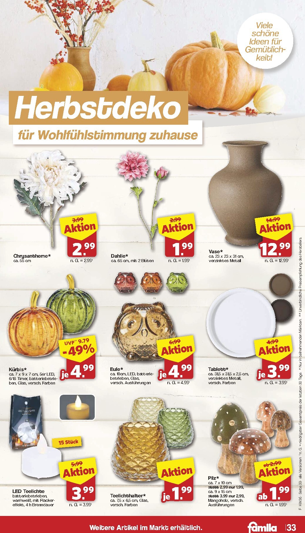 famila-nordwest - Famila Nordwest Prospekt nächste Woche – von Montag 31.08.2026 bis Samstag 05.09.2026 - page: 35