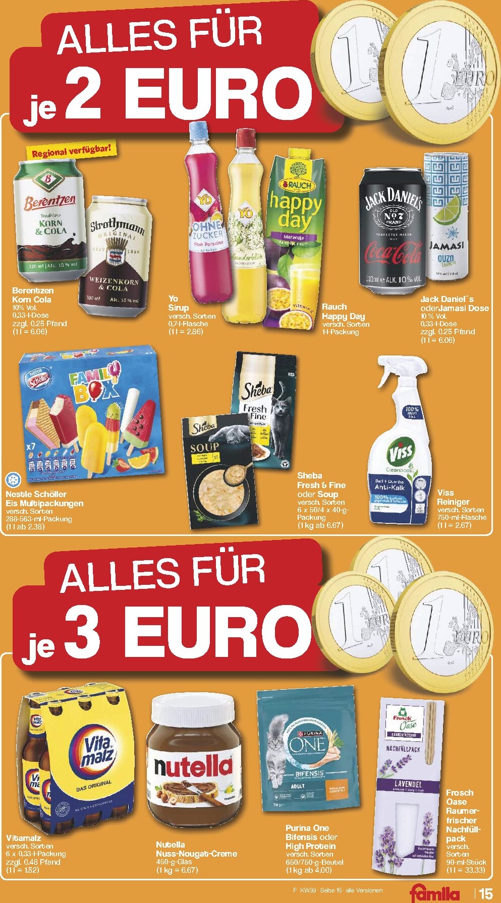 famila-nordwest - Famila Nordwest Prospekt nächste Woche – von Montag 21.09.2026 bis Samstag 26.09.2026 - page: 15