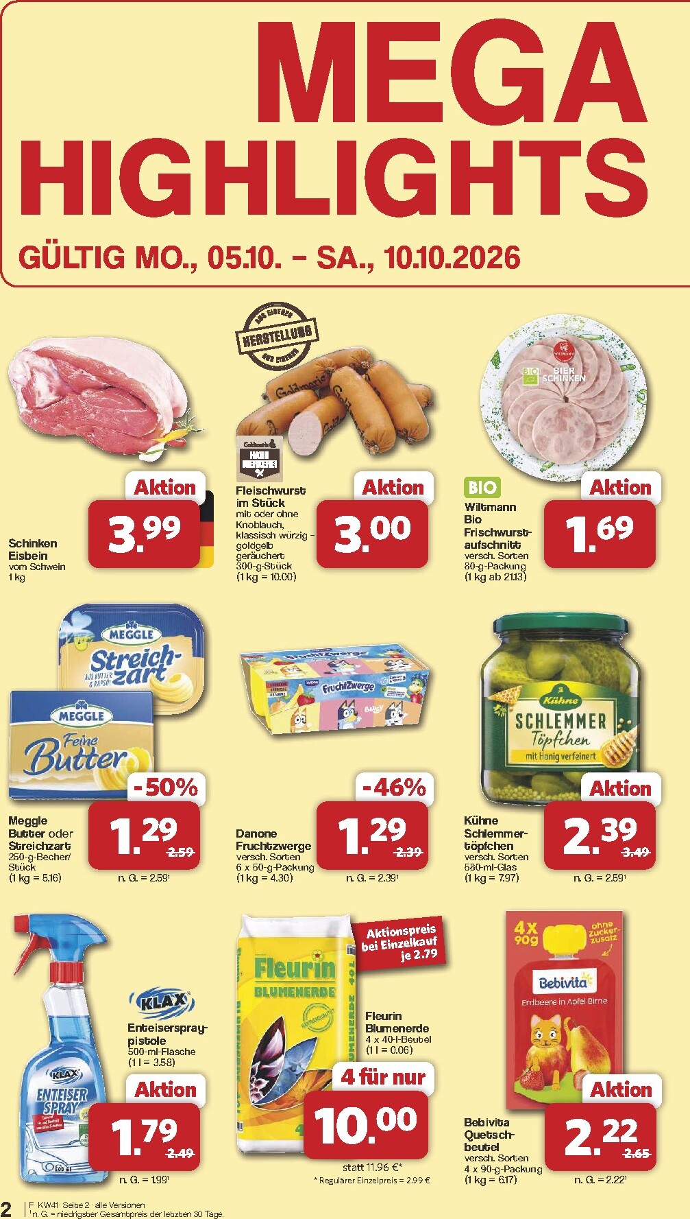 famila-nordwest - Famila Nordwest Prospekt nächste Woche – von Montag 05.10.2026 bis Samstag 10.10.2026 - page: 2