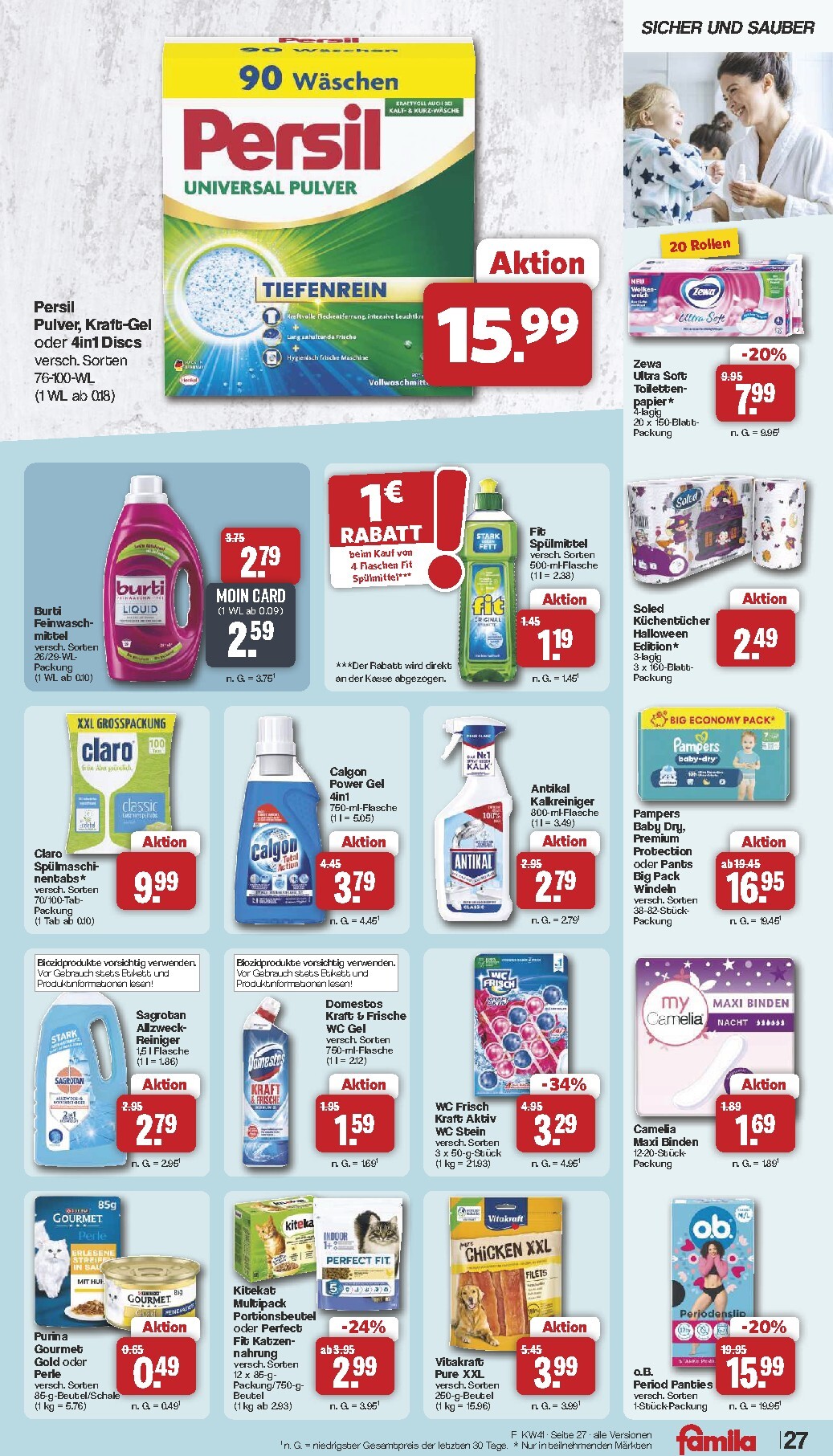famila-nordwest - Famila Nordwest Prospekt nächste Woche – von Montag 05.10.2026 bis Samstag 10.10.2026 - page: 27