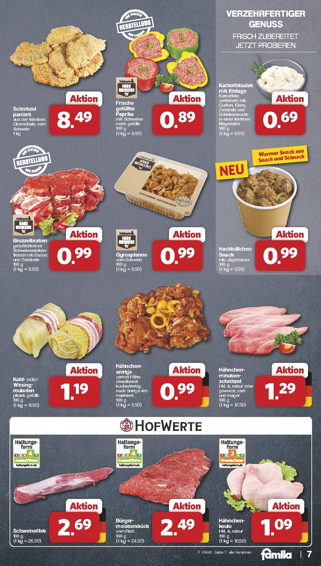 famila-nordwest - Famila Nordwest Prospekt nächste Woche – von Montag 19.10.2026 bis Samstag 24.10.2026 - page: 7