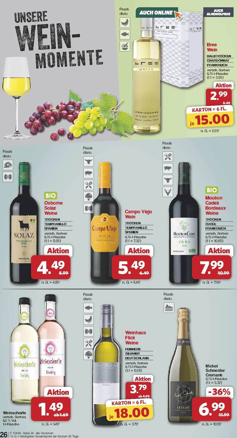 famila-nordwest - Famila Nordwest Prospekt nächste Woche – von Montag 19.10.2026 bis Samstag 24.10.2026 - page: 26