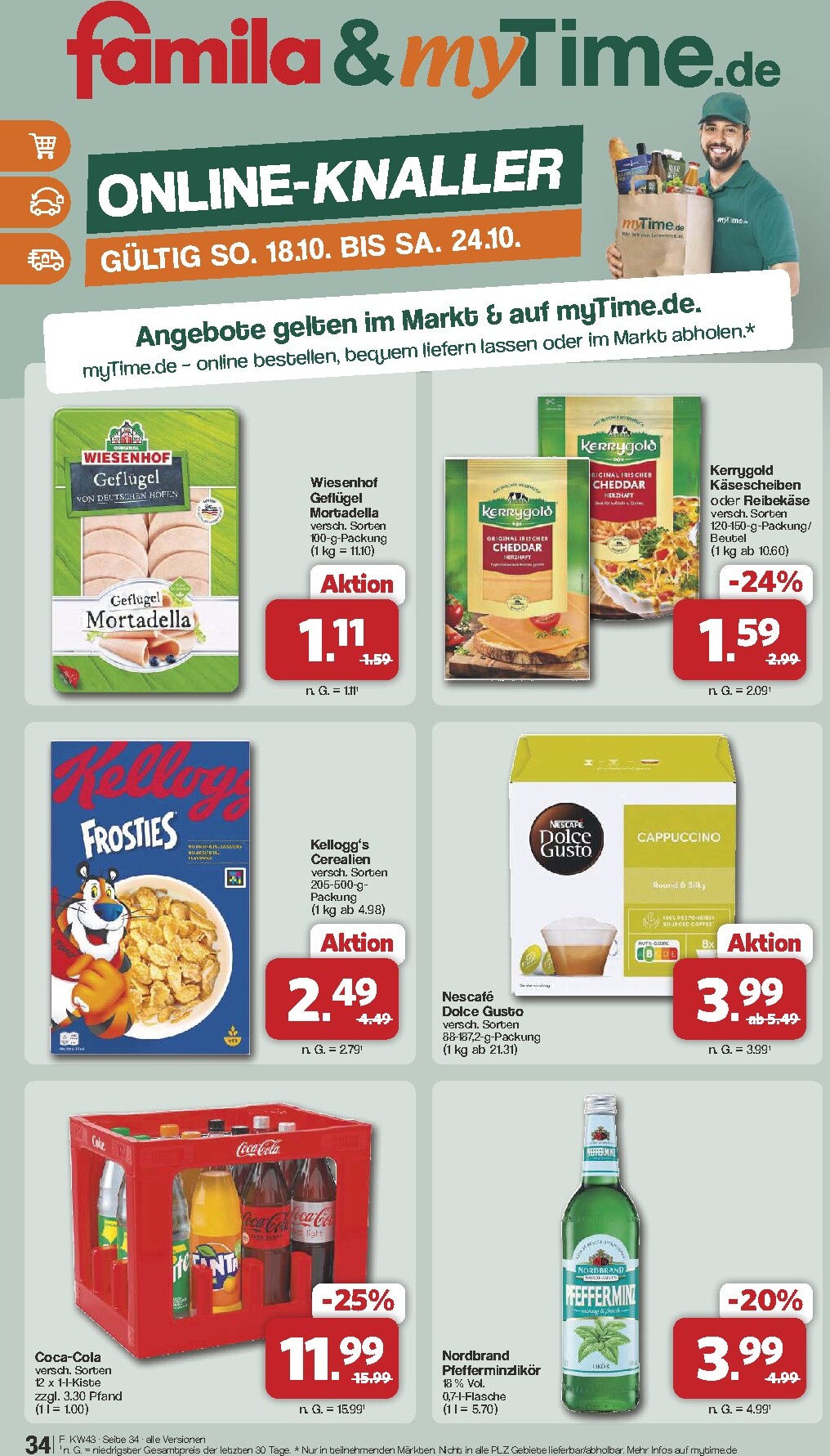 famila-nordwest - Famila Nordwest Prospekt nächste Woche – von Montag 19.10.2026 bis Samstag 24.10.2026 - page: 34