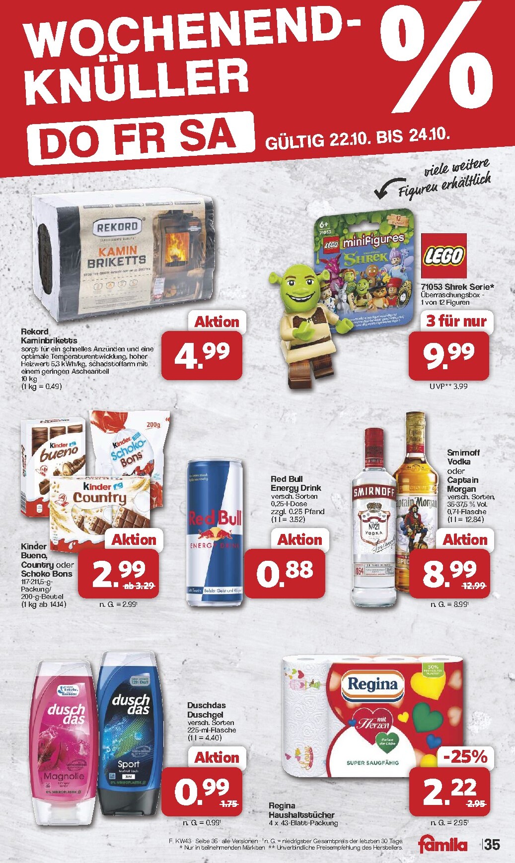 famila-nordwest - Famila Nordwest Prospekt nächste Woche – von Montag 19.10.2026 bis Samstag 24.10.2026 - page: 35