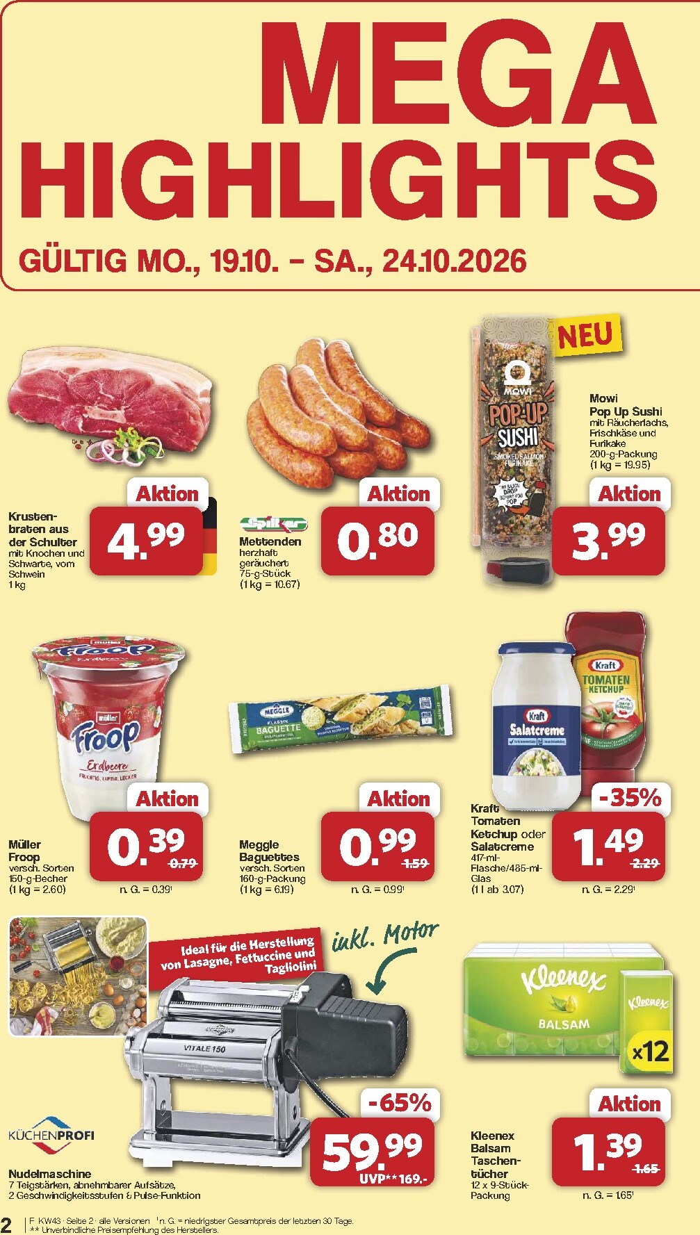 famila-nordwest - Famila Nordwest Prospekt nächste Woche – von Montag 19.10.2026 bis Samstag 24.10.2026 - page: 2