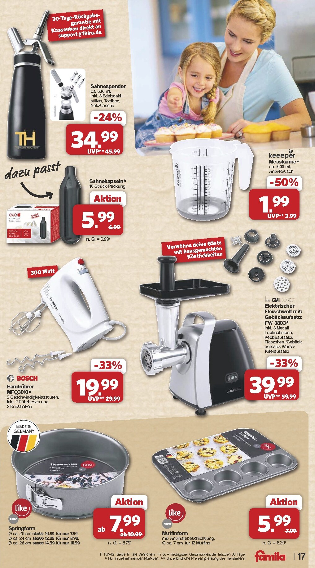 famila-nordwest - Famila Nordwest Prospekt nächste Woche – von Montag 19.10.2026 bis Samstag 24.10.2026 - page: 17