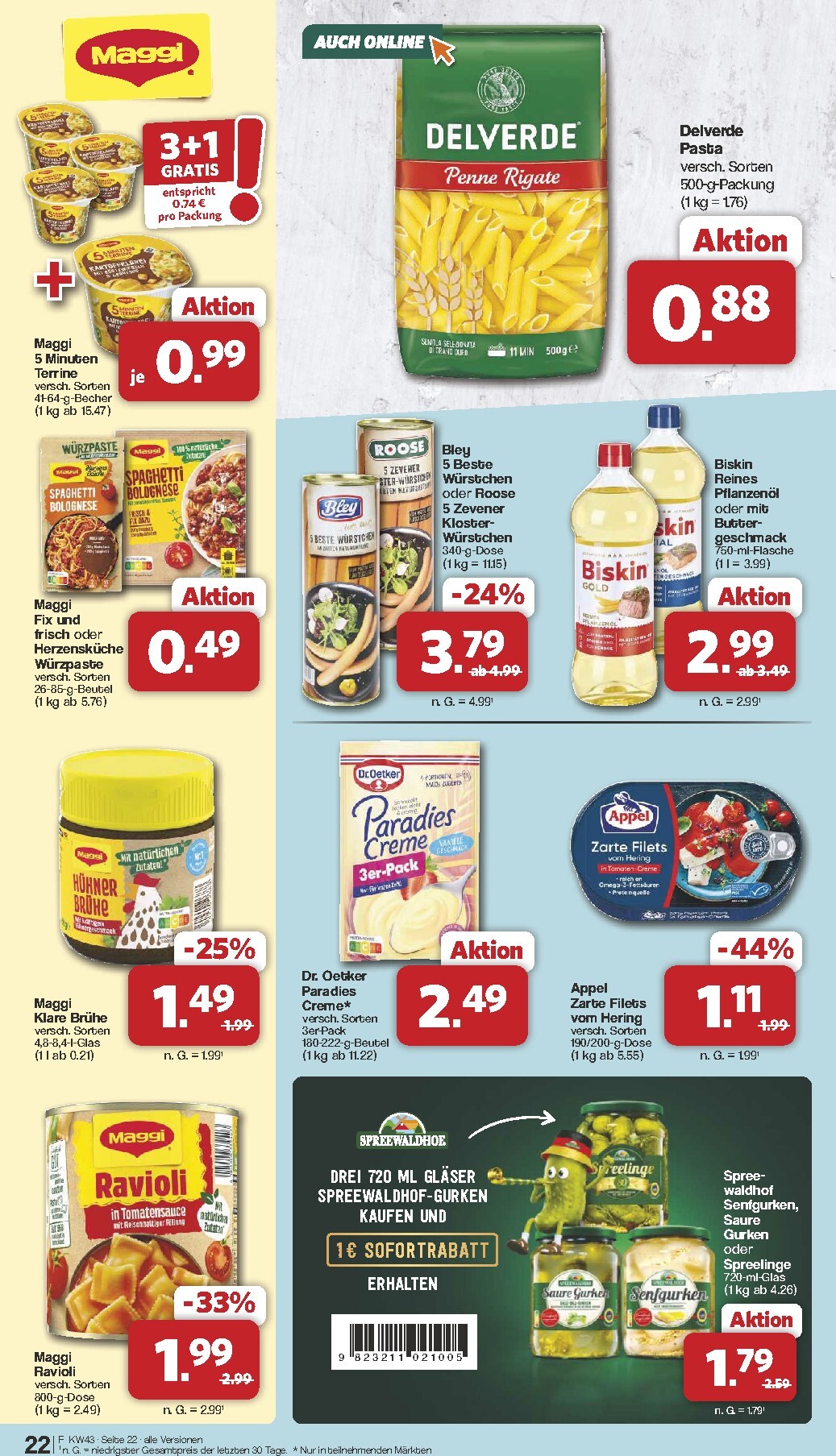 famila-nordwest - Famila Nordwest Prospekt nächste Woche – von Montag 19.10.2026 bis Samstag 24.10.2026 - page: 22