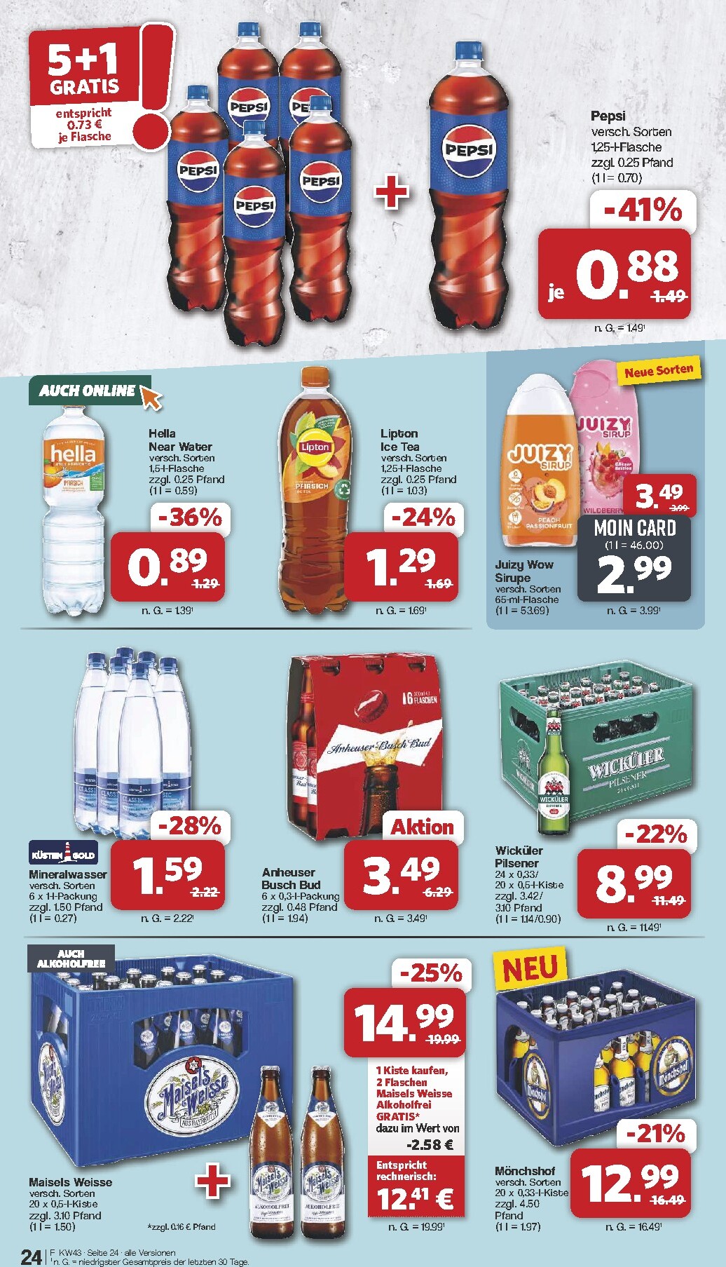 famila-nordwest - Famila Nordwest Prospekt nächste Woche – von Montag 19.10.2026 bis Samstag 24.10.2026 - page: 24
