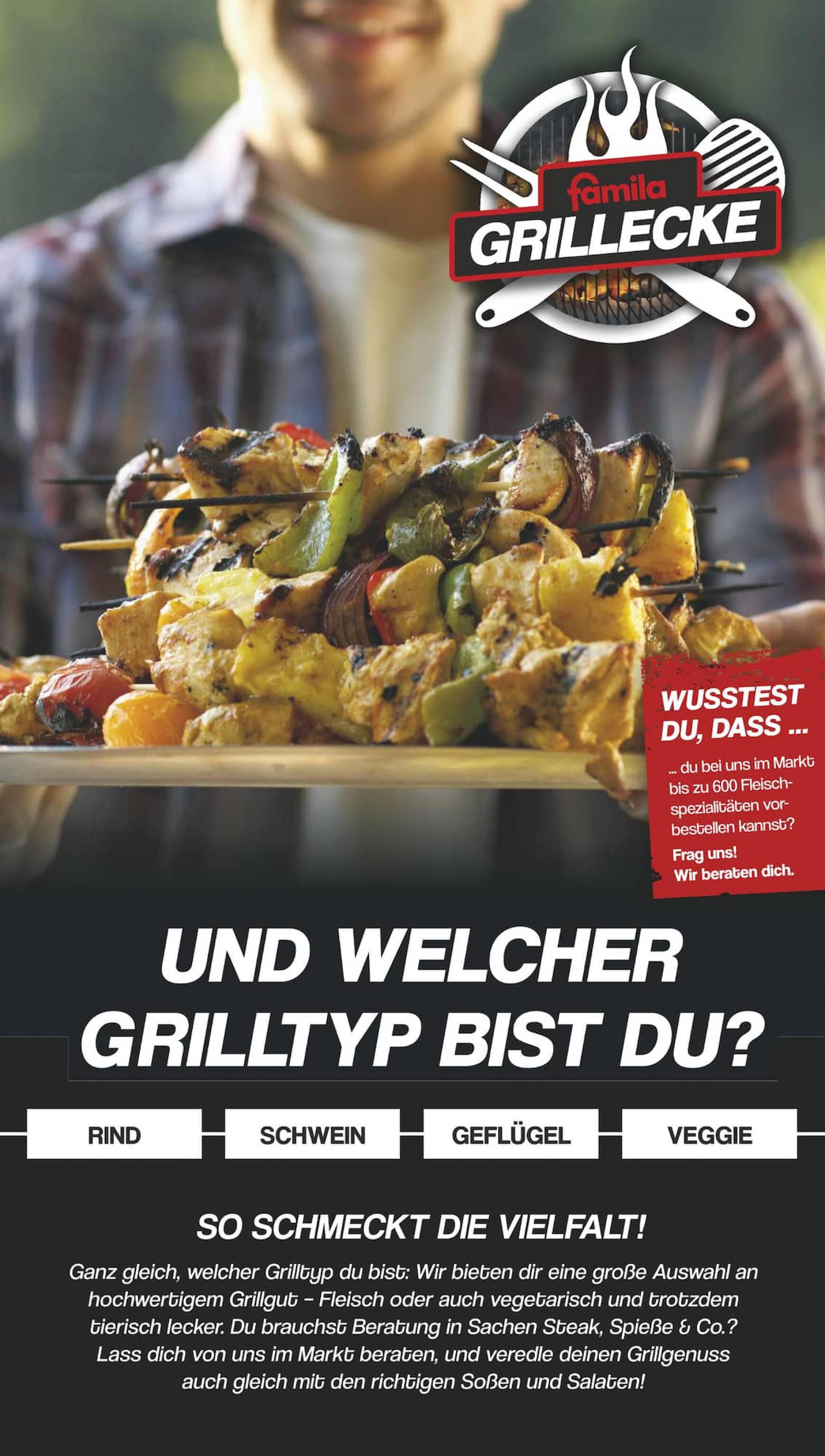 famila-nordwest - Flyer Famila Nordwest - Famila Grillecke aktuell 21.04. - 27.04. - page: 1