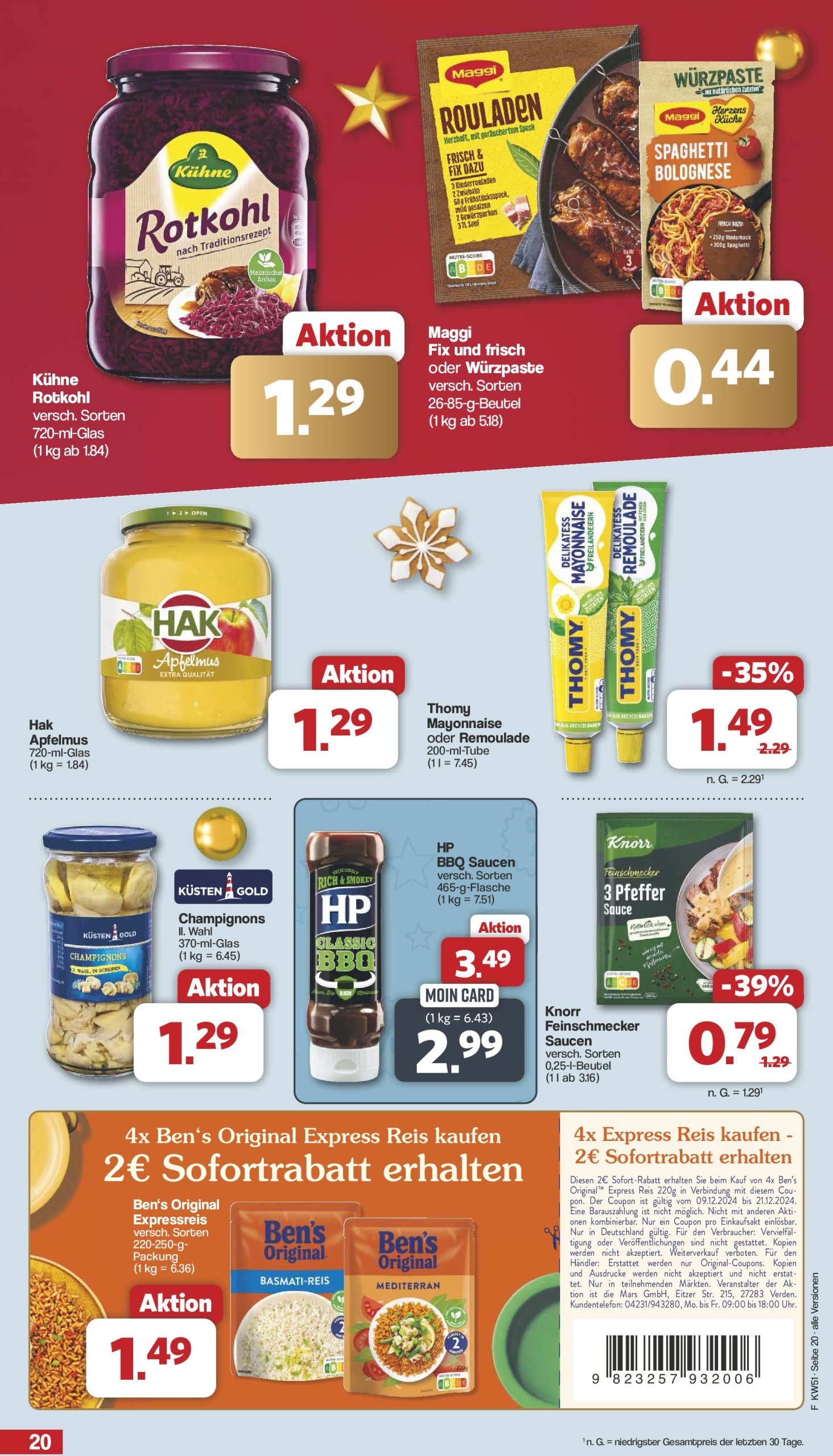 famila-nordwest - Famila Nordwest-Prospekt gültig von 16.12. bis 24.12. - page: 20