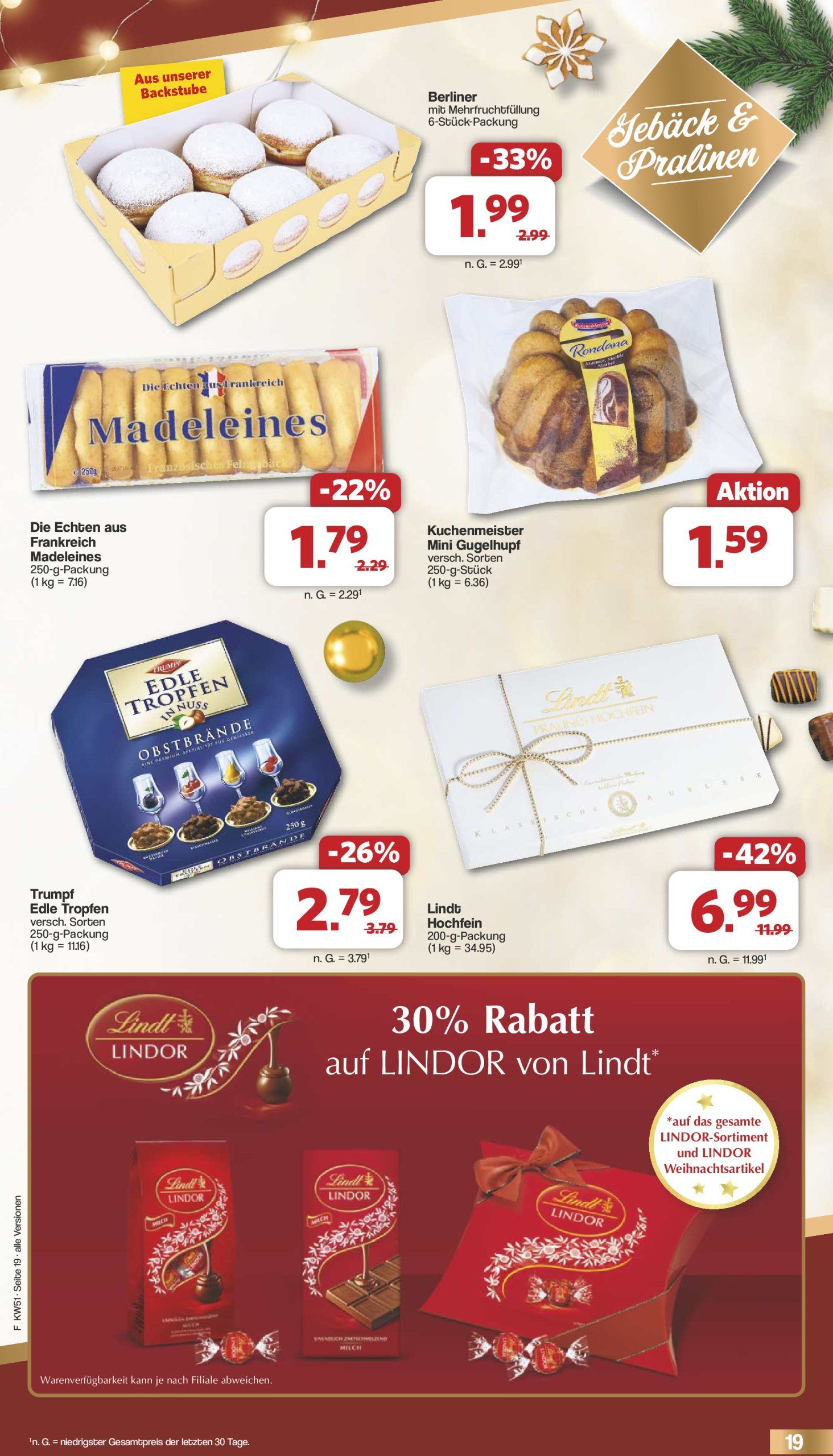 famila-nordwest - Famila Nordwest-Prospekt gültig von 16.12. bis 24.12. - page: 19