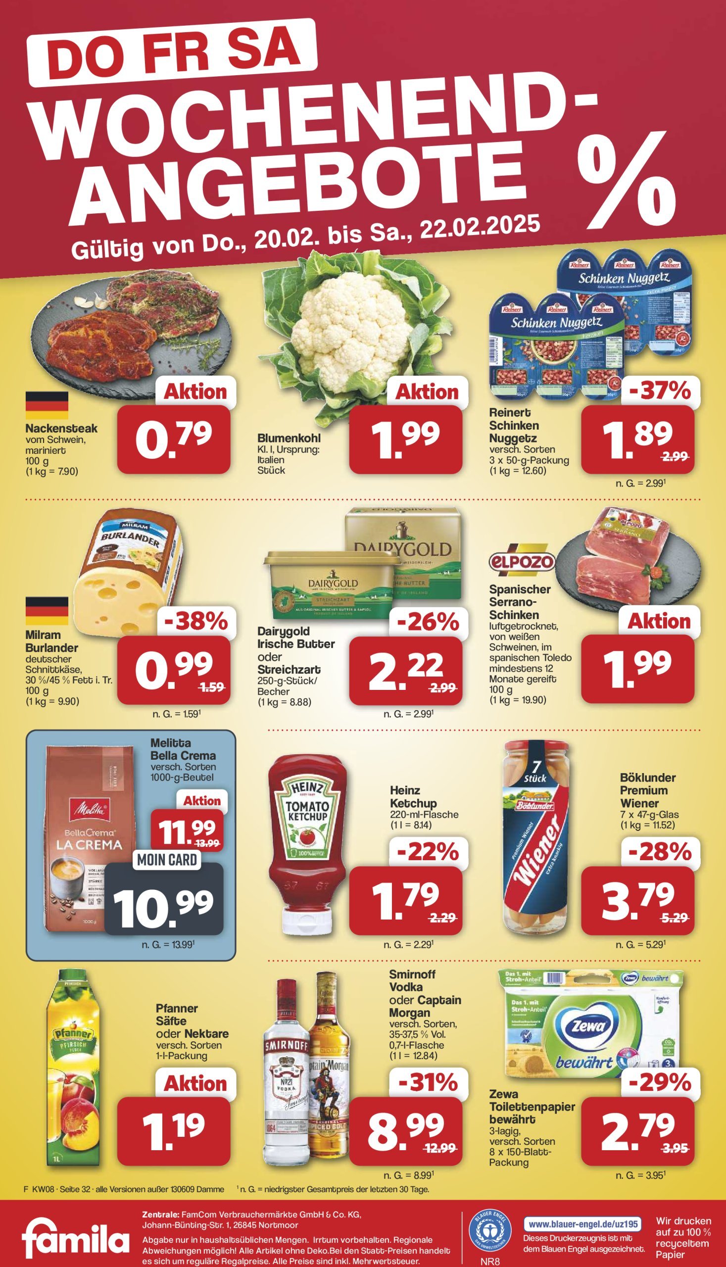 famila-nordwest - Famila Nordwest-Prospekt gültig von 17.02. bis 22.02. - page: 32