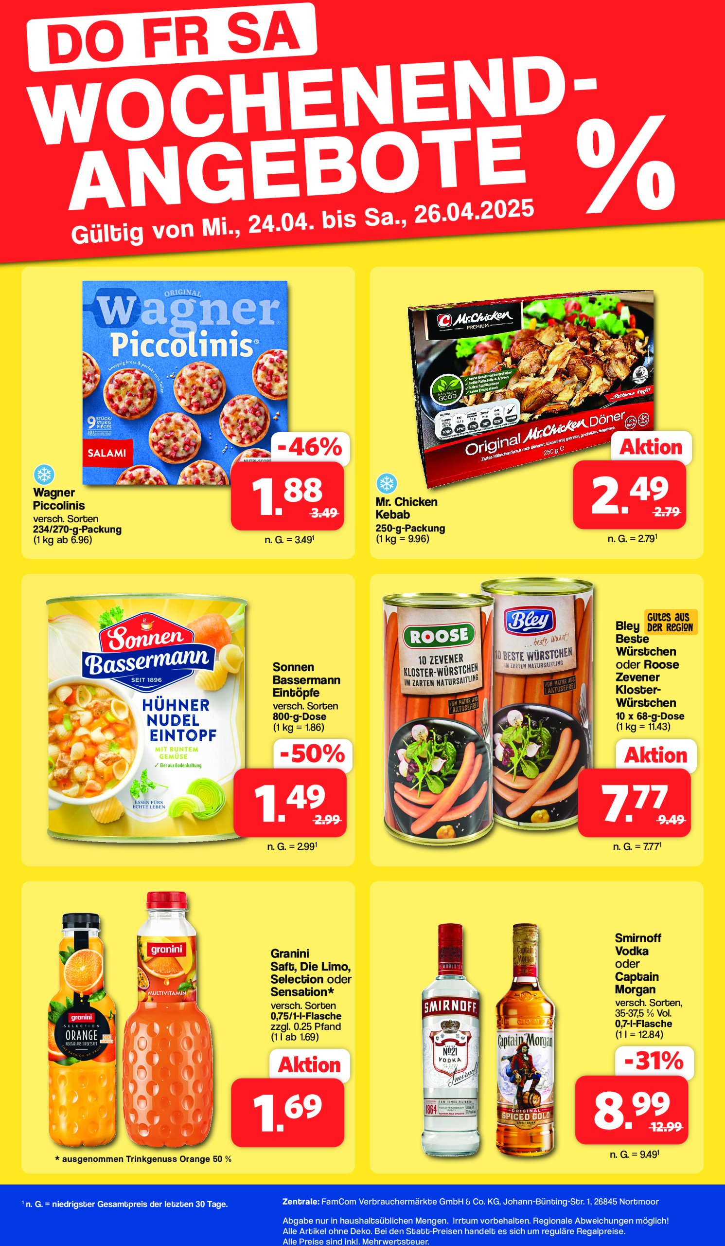 famila-nordwest - Famila Nordwest - Wochenend-Angebote-Prospekt gültig von 24.04. bis 26.04. - page: 2