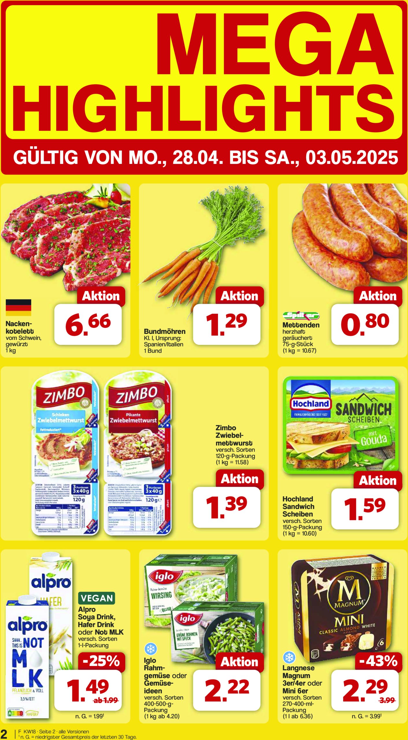 famila-nordwest - Famila Nordwest-Prospekt gültig von 28.04. bis 03.05. - page: 2 famila-nordwest - Famila Nordwest-Prospekt gültig von 28.04. bis 03.05. - page: 2