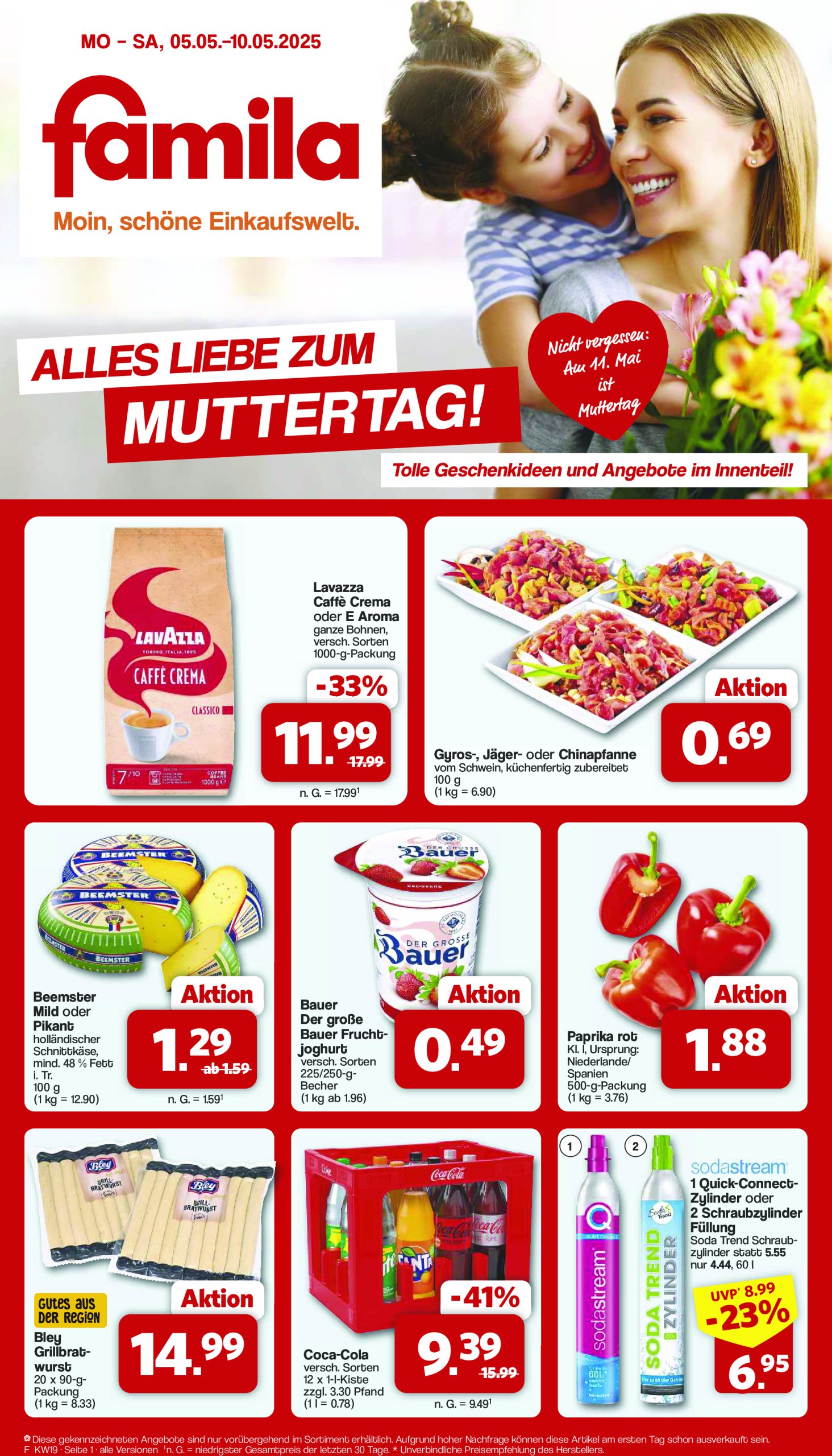 famila-nordwest - Famila Nordwest-Prospekt gültig von 05.05. bis 10.05. - page: 1 famila-nordwest - Famila Nordwest-Prospekt gültig von 05.05. bis 10.05. - page: 1