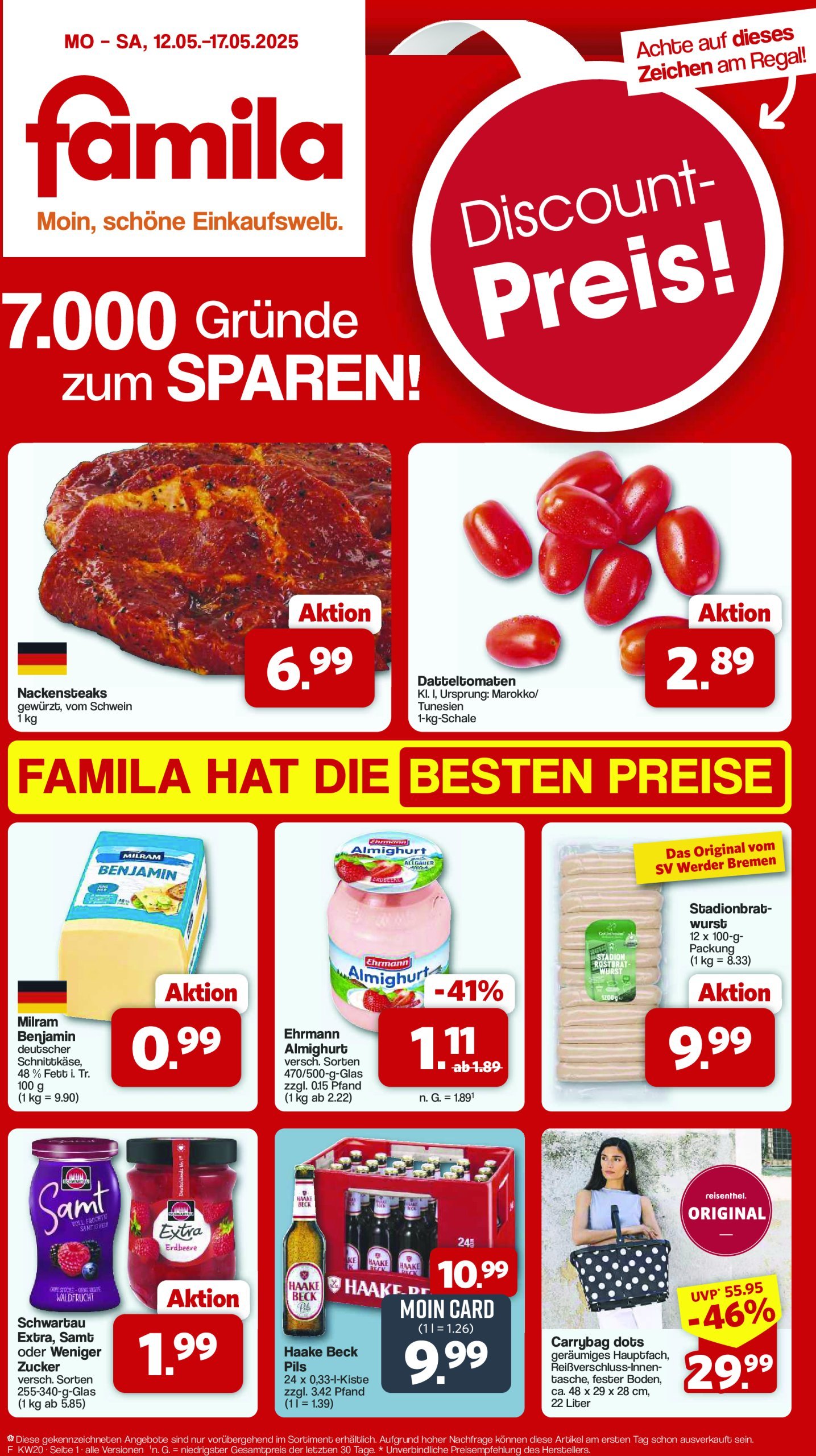 famila-nordwest - Famila Nordwest-Prospekt gültig von 12.05. bis 17.05.
