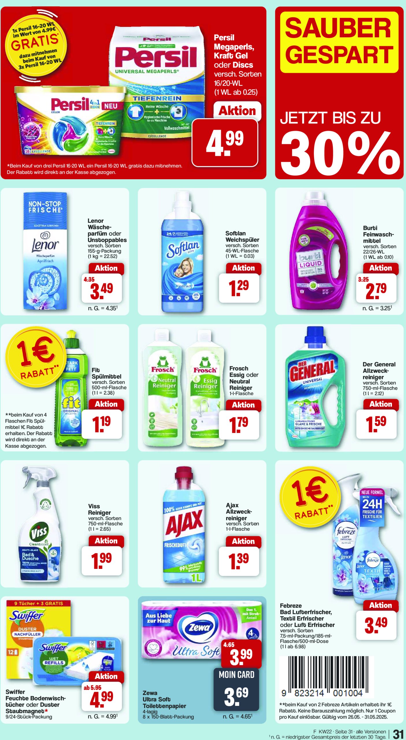 famila-nordwest - Famila Nordwest-Prospekt gültig von 26.05. bis 31.05. - page: 37 famila-nordwest - Famila Nordwest-Prospekt gültig von 26.05. bis 31.05. - page: 37