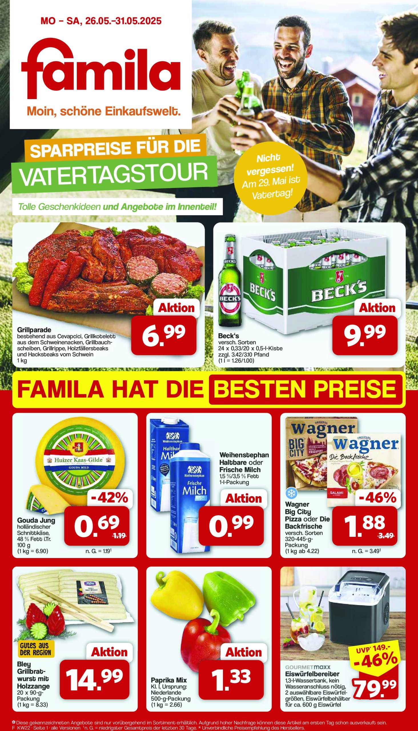 famila-nordwest - Famila Nordwest-Prospekt gültig von 26.05. bis 31.05.