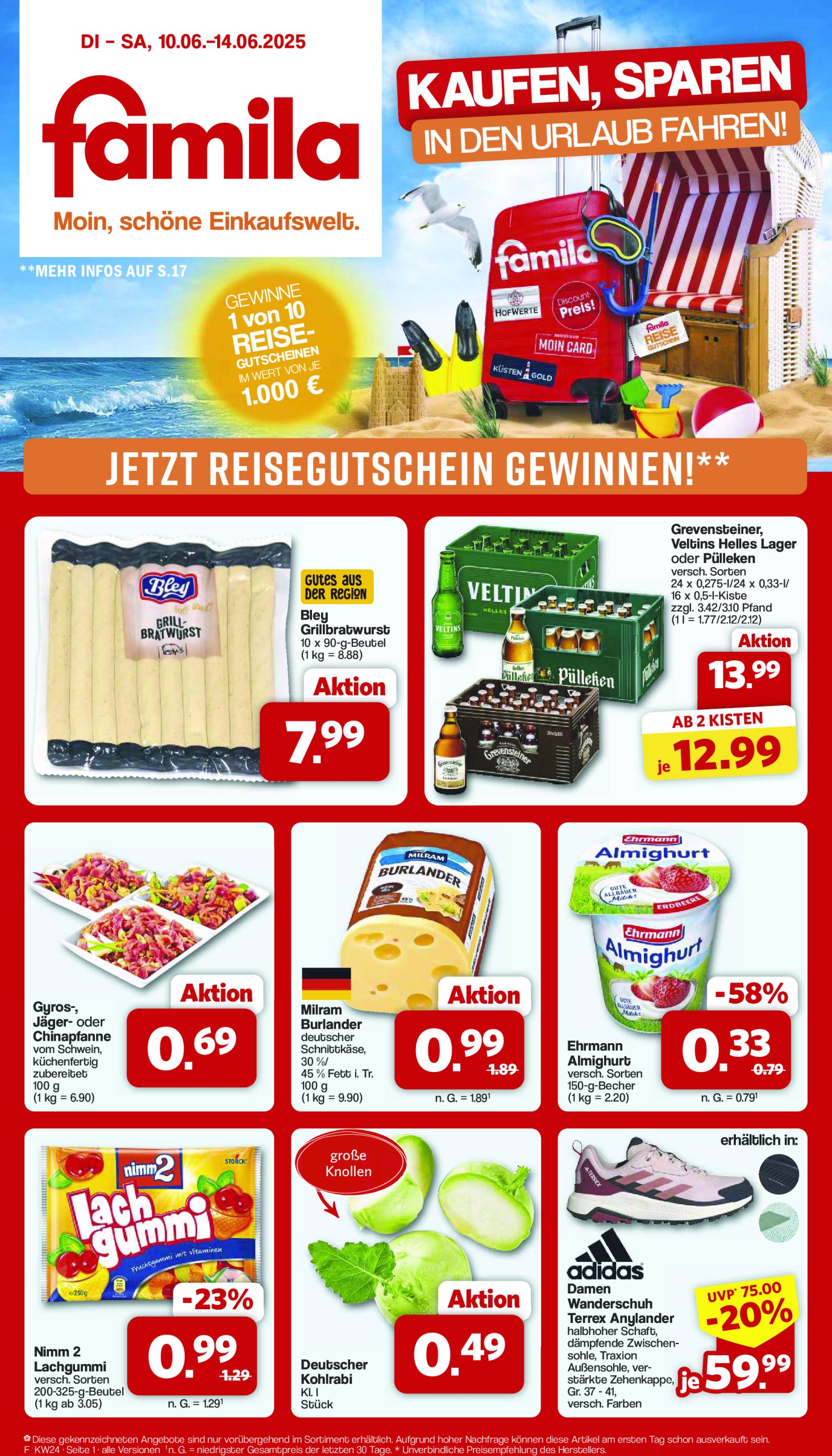 famila-nordwest - Famila Nordwest-Prospekt gültig vom 10.06. bis 14.06.