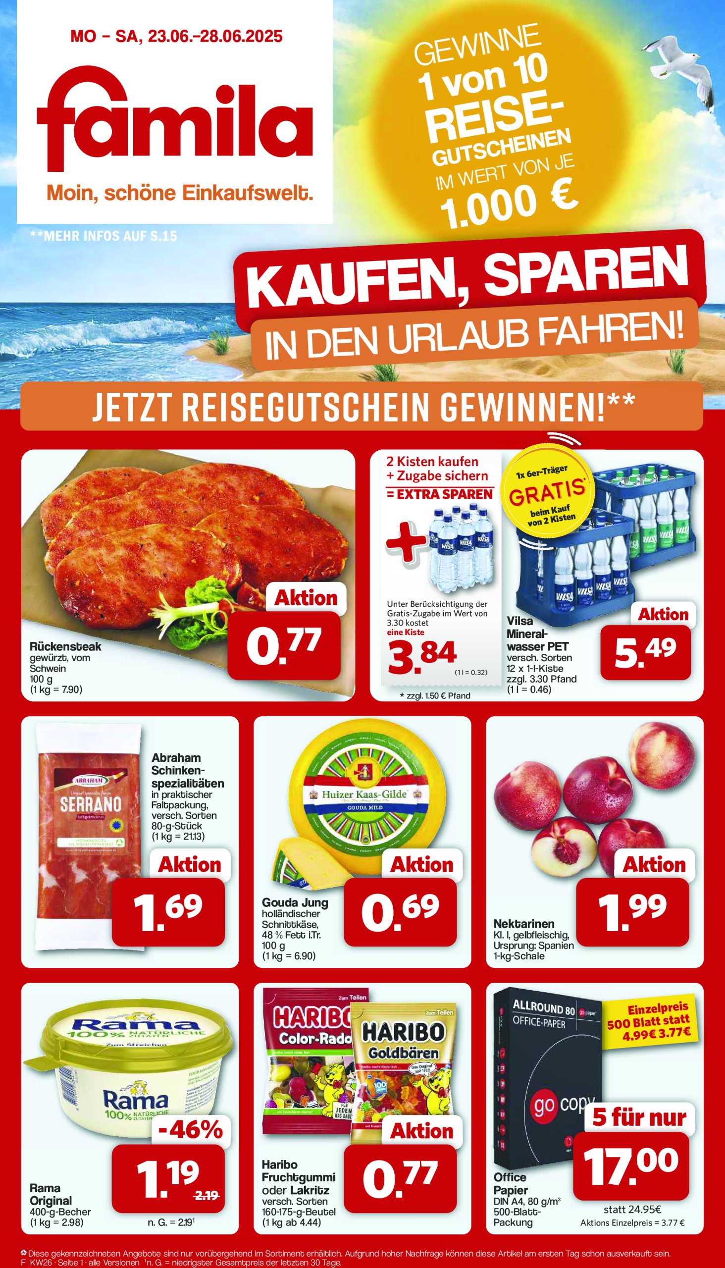 famila-nordwest - Famila Nordwest-Prospekt gültig vom 23.06. bis 28.06.