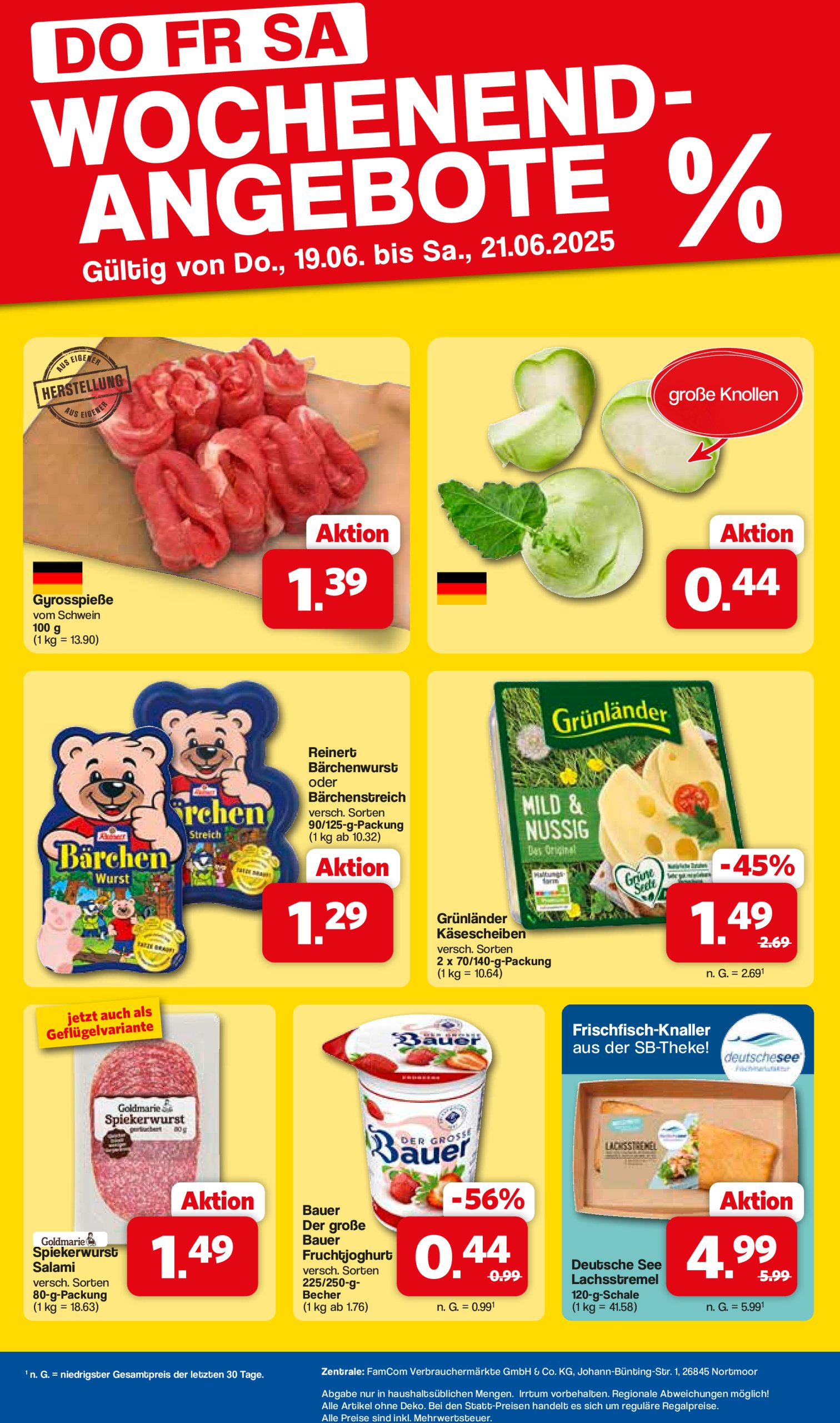 famila-nordwest - Famila Nordwest - Wochenend-Angebote-Prospekt gültig vom 19.06. bis 21.06. - page: 2