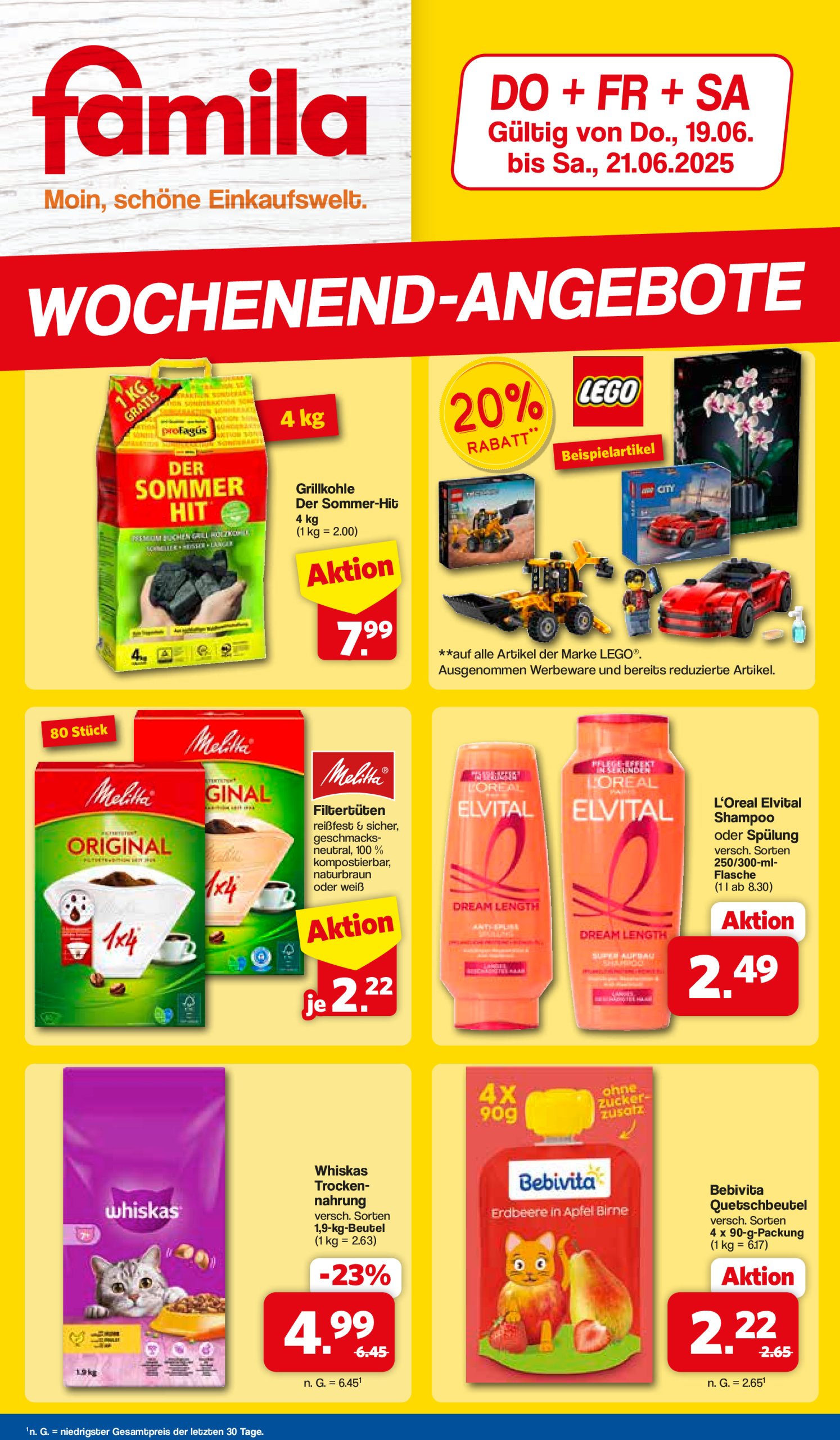famila-nordwest - Famila Nordwest - Wochenend-Angebote-Prospekt gültig vom 19.06. bis 21.06.