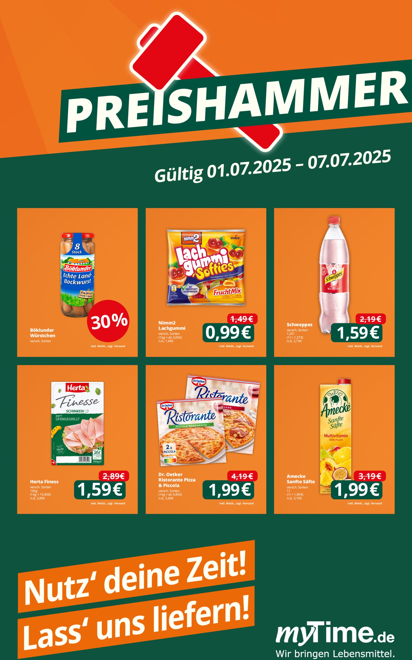 famila-nordwest - Famila Nordwest - Preishammer-Prospekt gültig vom 01.07. bis 07.07.