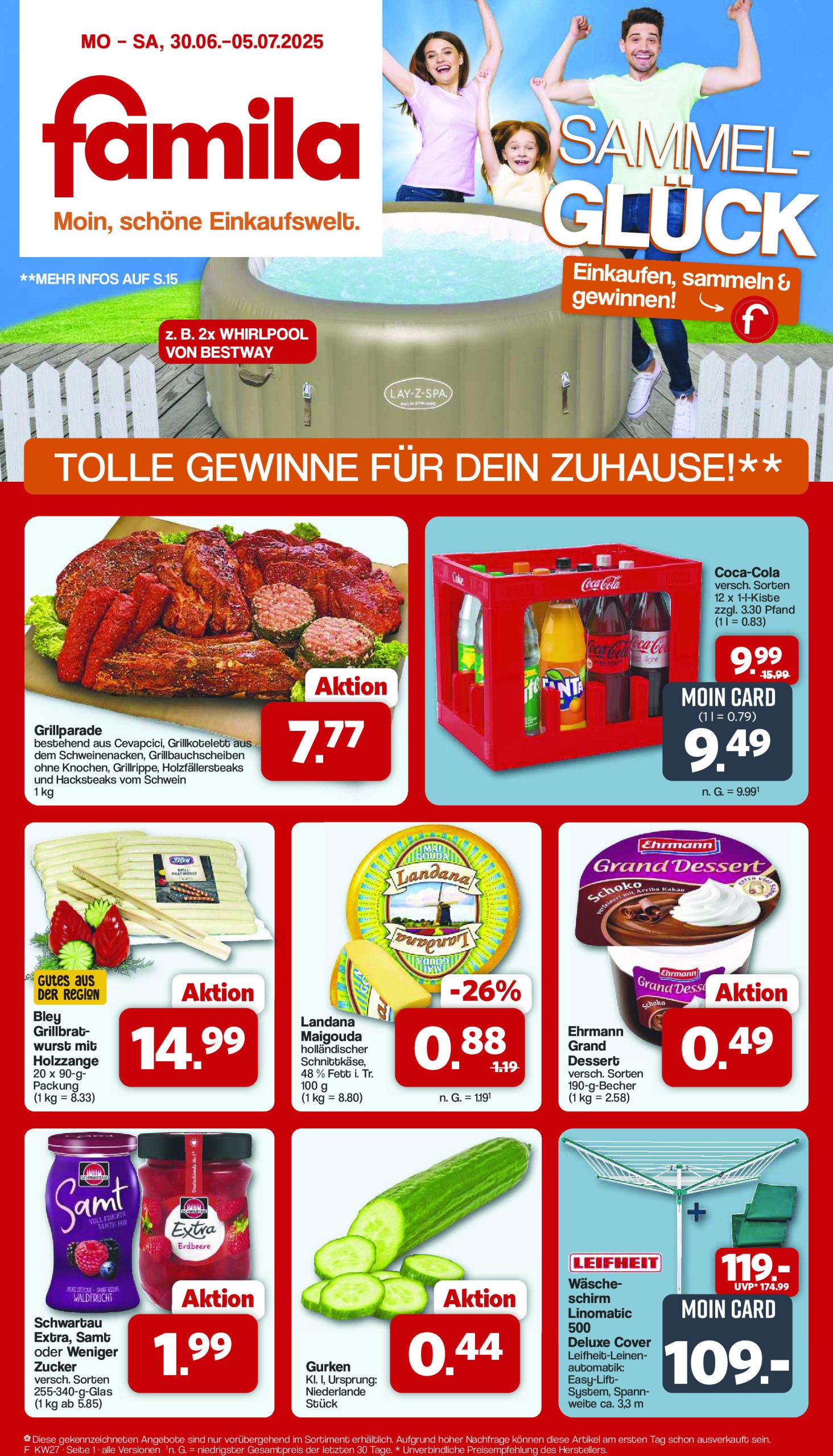 famila-nordwest - Famila Nordwest-Prospekt gültig vom 30.06. bis 05.07.