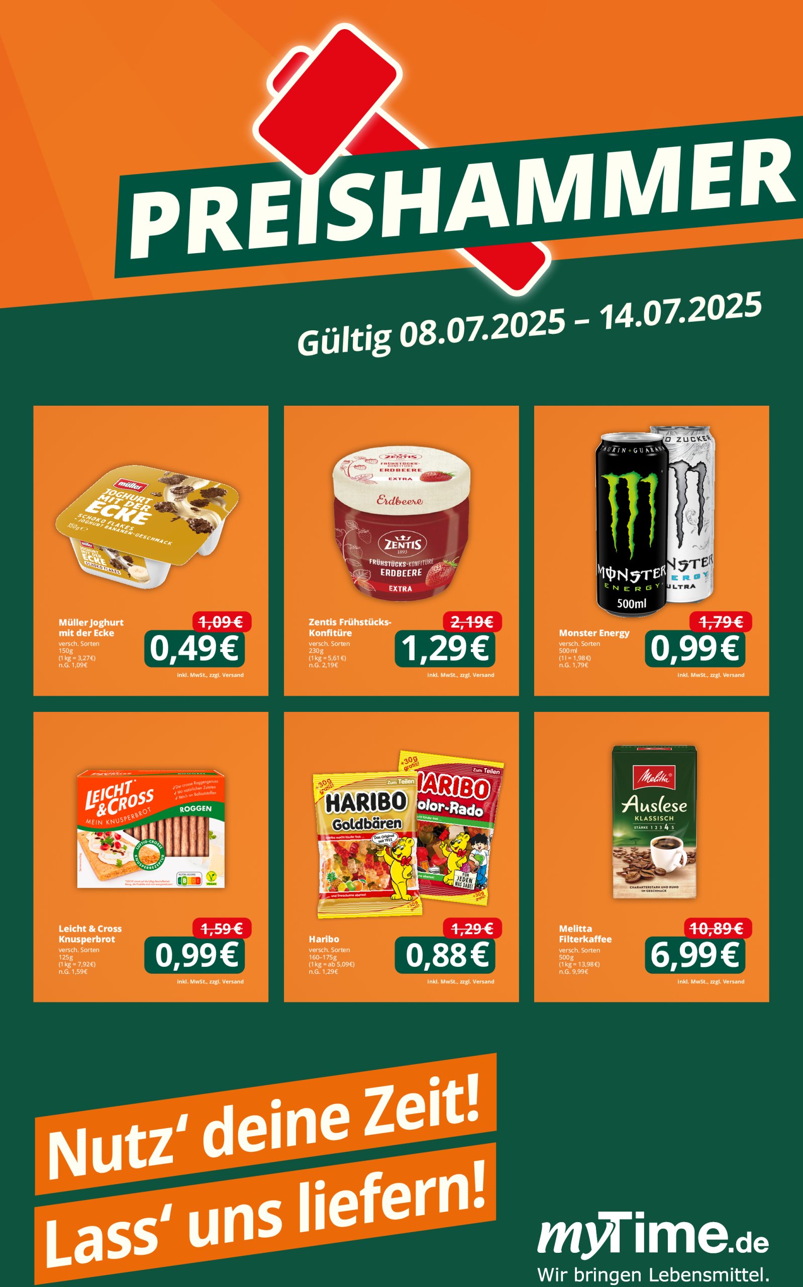 famila-nordwest - Famila Nordwest - Preishammer-Prospekt gültig vom 08.07. bis 14.07. - page: 1