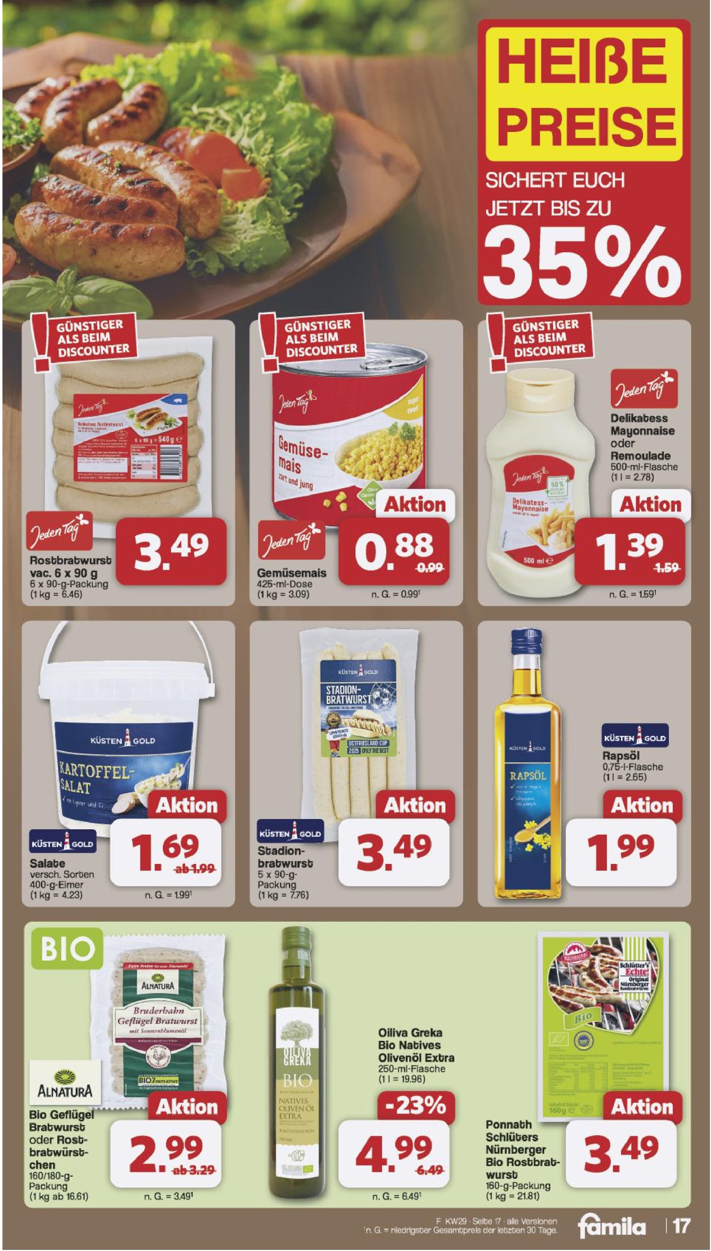 famila-nordwest - Famila Nordwest-Prospekt gültig vom 14.07. bis 19.07. - page: 17