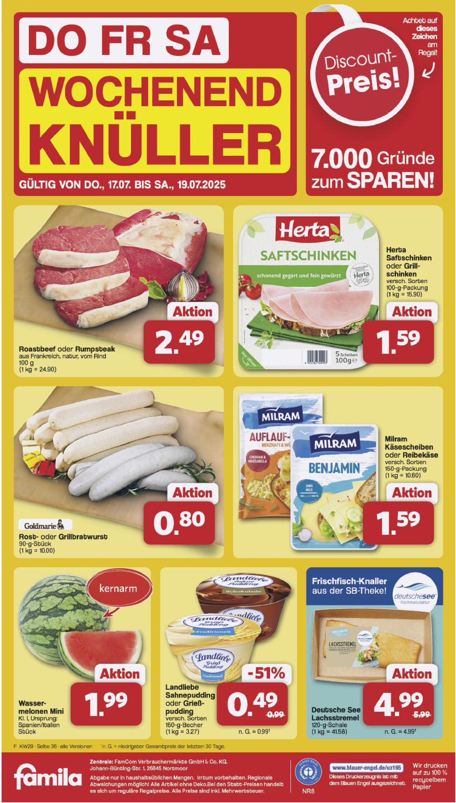 famila-nordwest - Famila Nordwest-Prospekt gültig vom 14.07. bis 19.07. - page: 36