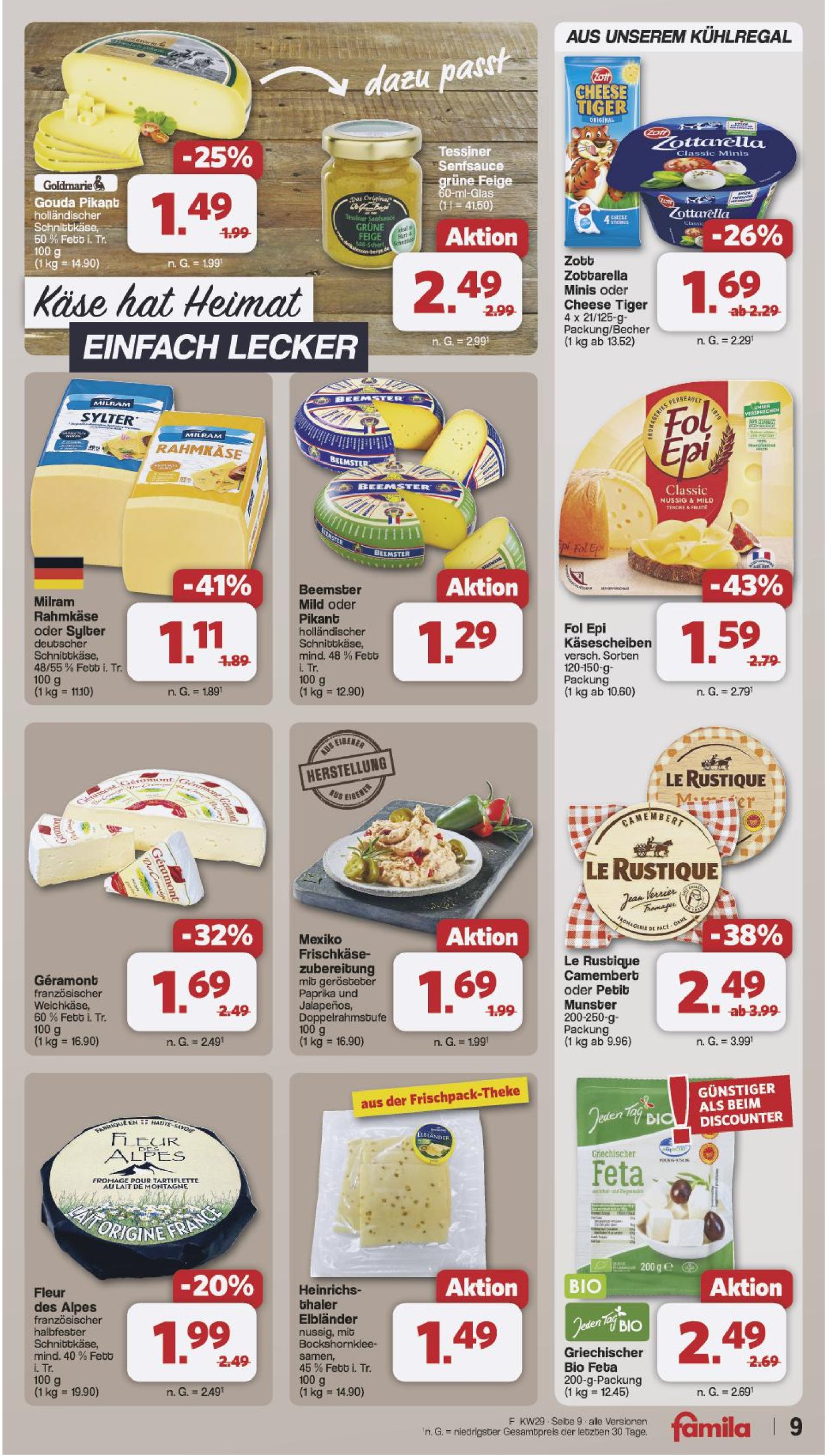 famila-nordwest - Famila Nordwest-Prospekt gültig vom 14.07. bis 19.07. - page: 9