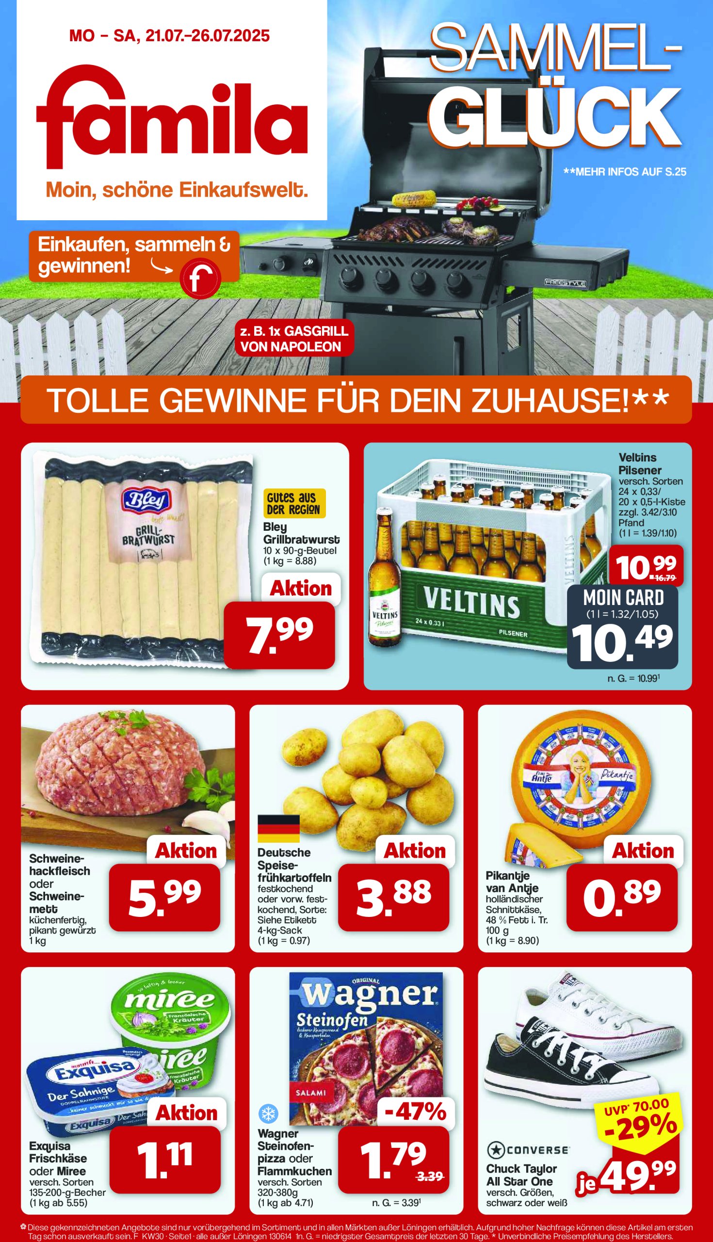 famila-nordwest - Famila Nordwest-Prospekt gültig vom 21.07. bis 26.07.