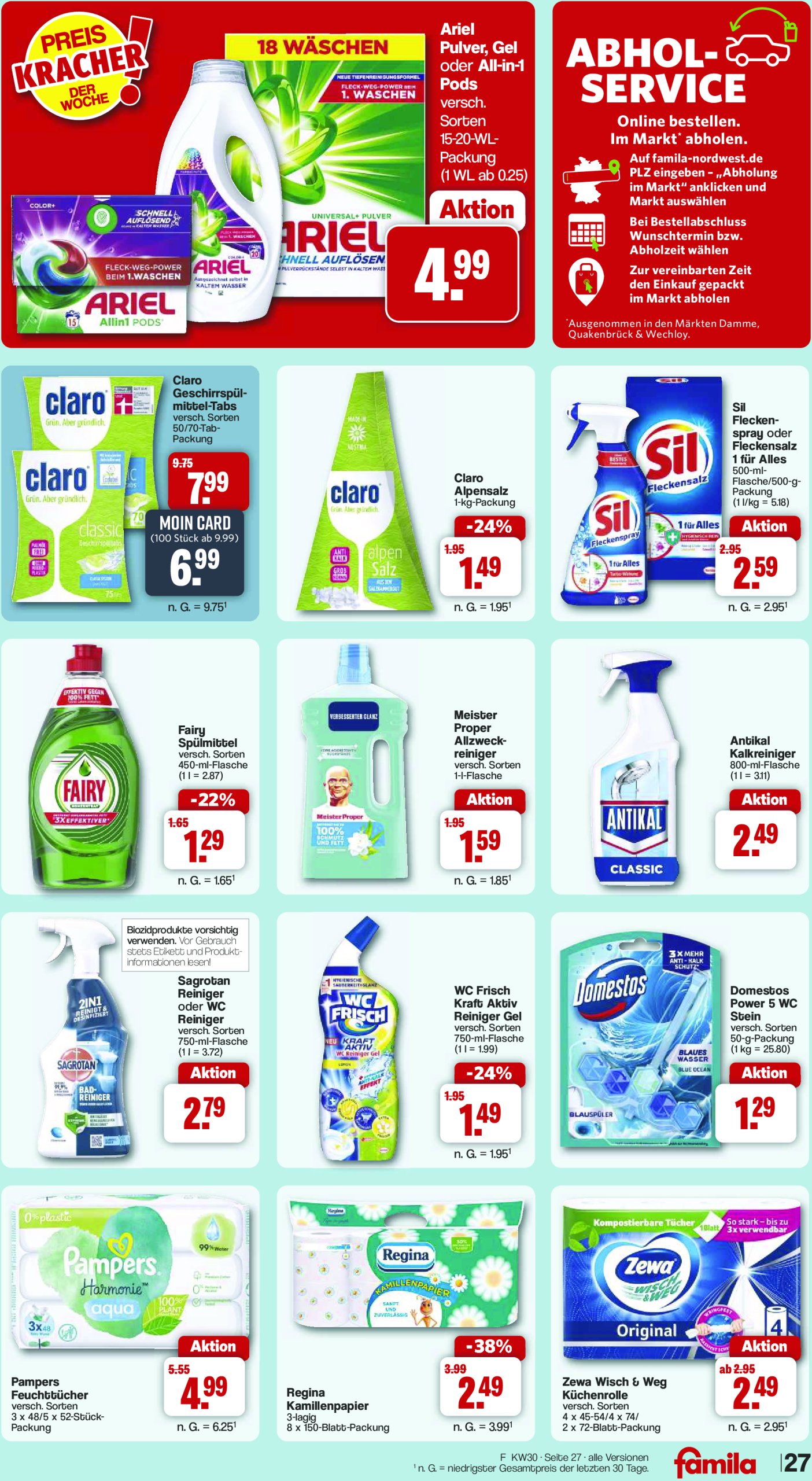 famila-nordwest - Famila Nordwest-Prospekt gültig vom 21.07. bis 26.07. - page: 33 famila-nordwest - Famila Nordwest-Prospekt gültig vom 21.07. bis 26.07. - page: 33